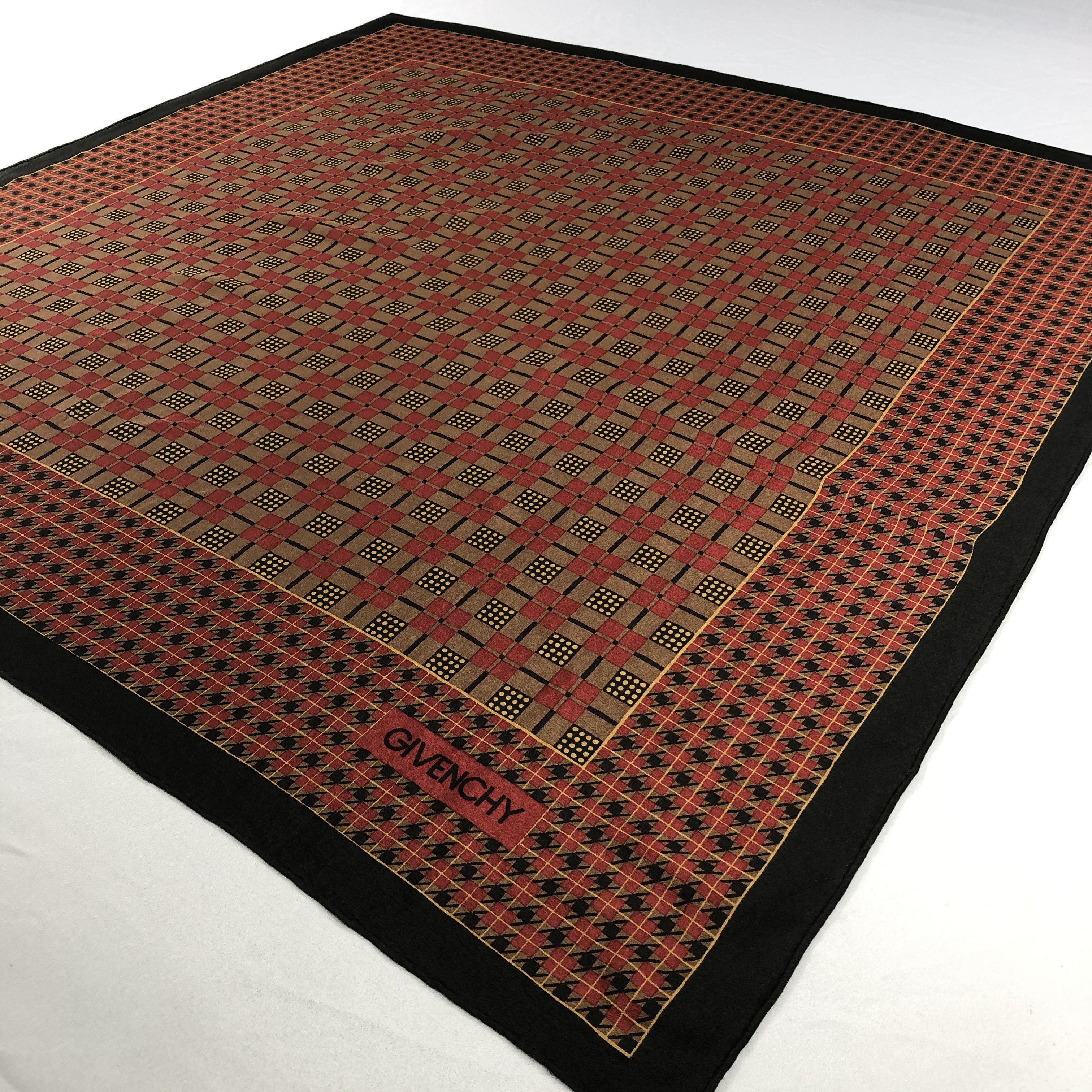 Vintage Vintage Givenchy Silk Scarf Size ONE SIZE - 3 Thumbnail
