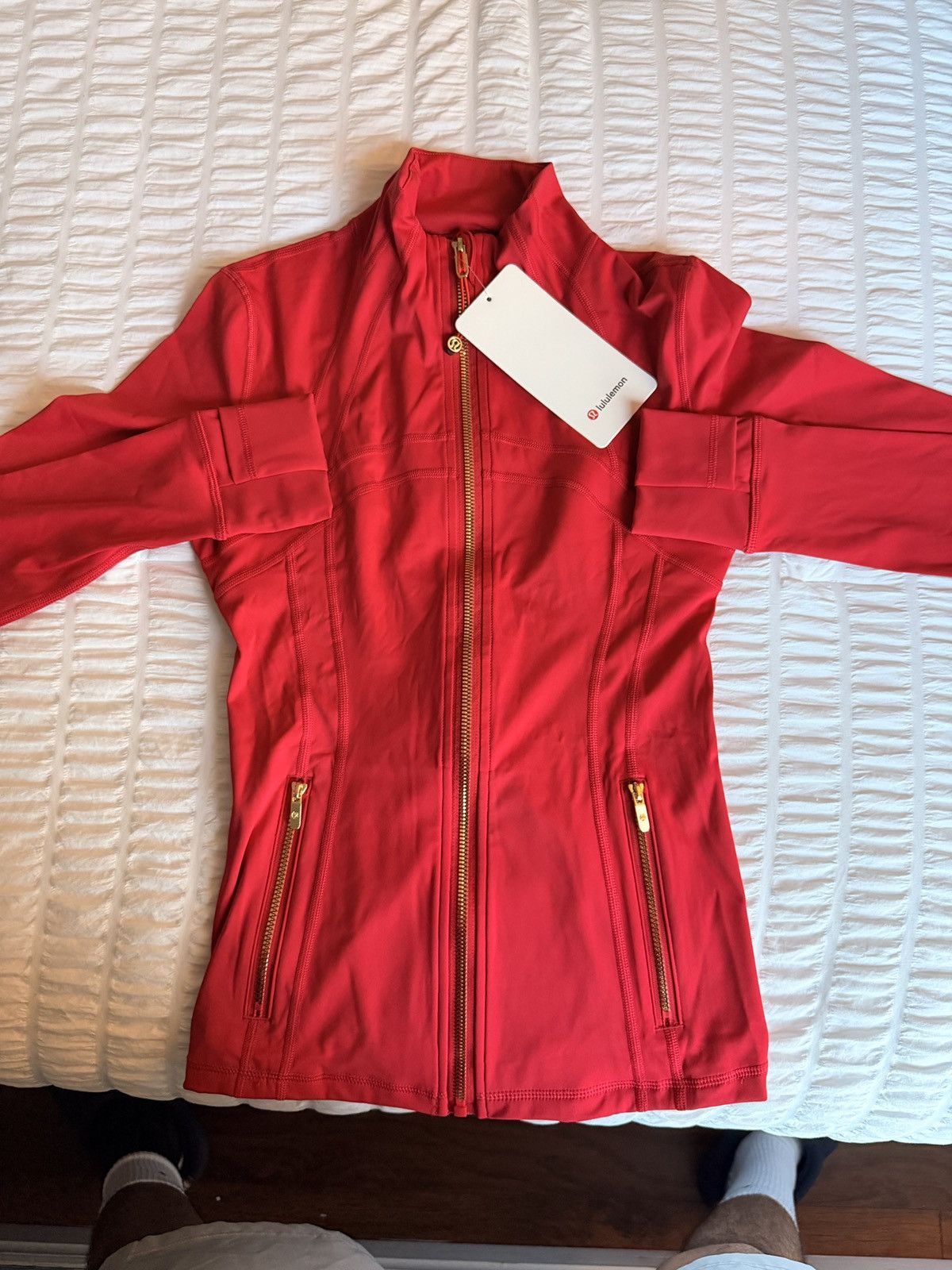 Lululemon Cropped Red Lululemon Set Size:4 Size S / US 4 / IT 40 - 5 Thumbnail