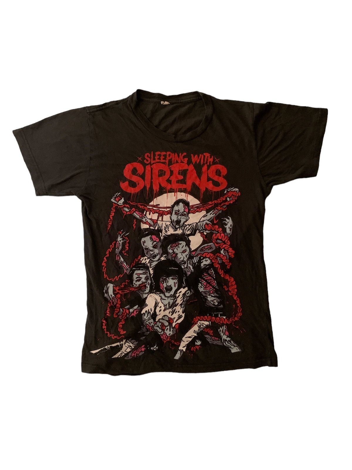 Band Tees × Japanese Brand × Vintage vintage sleeping with sirens short sleeve Size US S / EU 44-46 / 1 - 1 Thumbnail