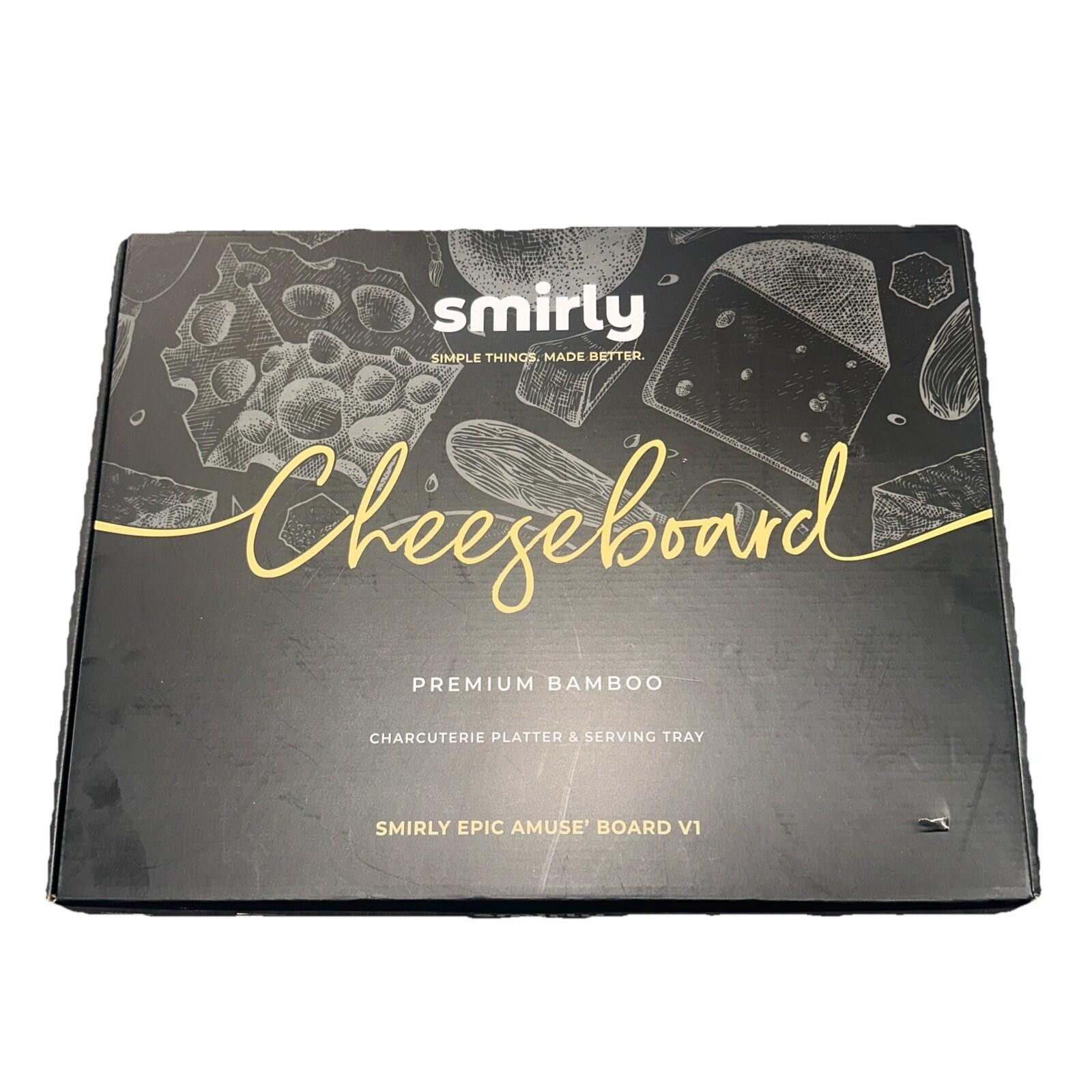 Other Large Bamboo Cheese Board for Serving-House Warming Gifts Size ONE SIZE - 1 Thumbnail