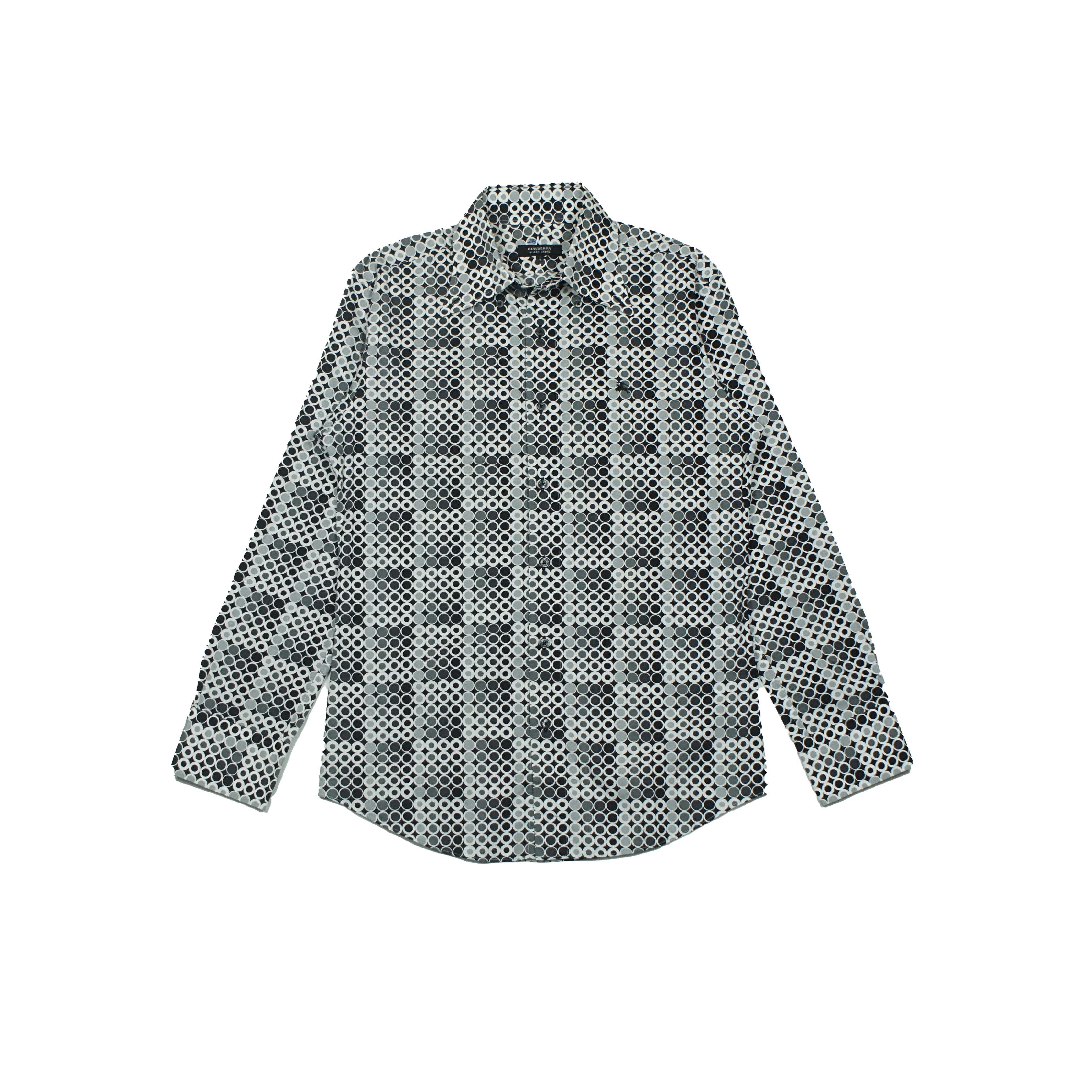 Burberry *NoTariff Burberry Black Label Pattern Shirt Size US M / EU 48-50 / 2 - 1 Thumbnail