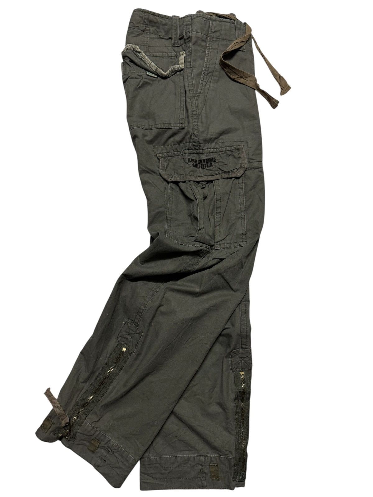 Abercrombie & Fitch Y2K ABERCROMBIE UTILITY MILITARY REG.US.TM CARGO PANTS Size US 34 / EU 50 - 2 Thumbnail