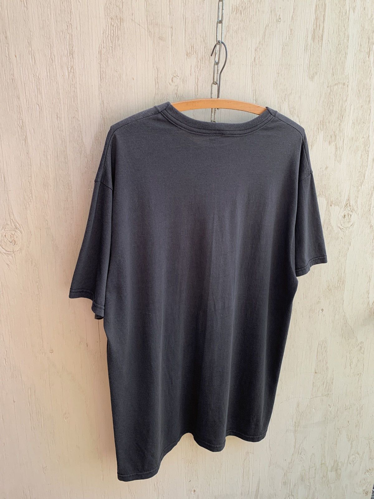 Vintage 90s Sun Faded Ghost Pocket Blank Tee Distressed ERD Grunge Size US XL / EU 56 / 4 - 3 Thumbnail