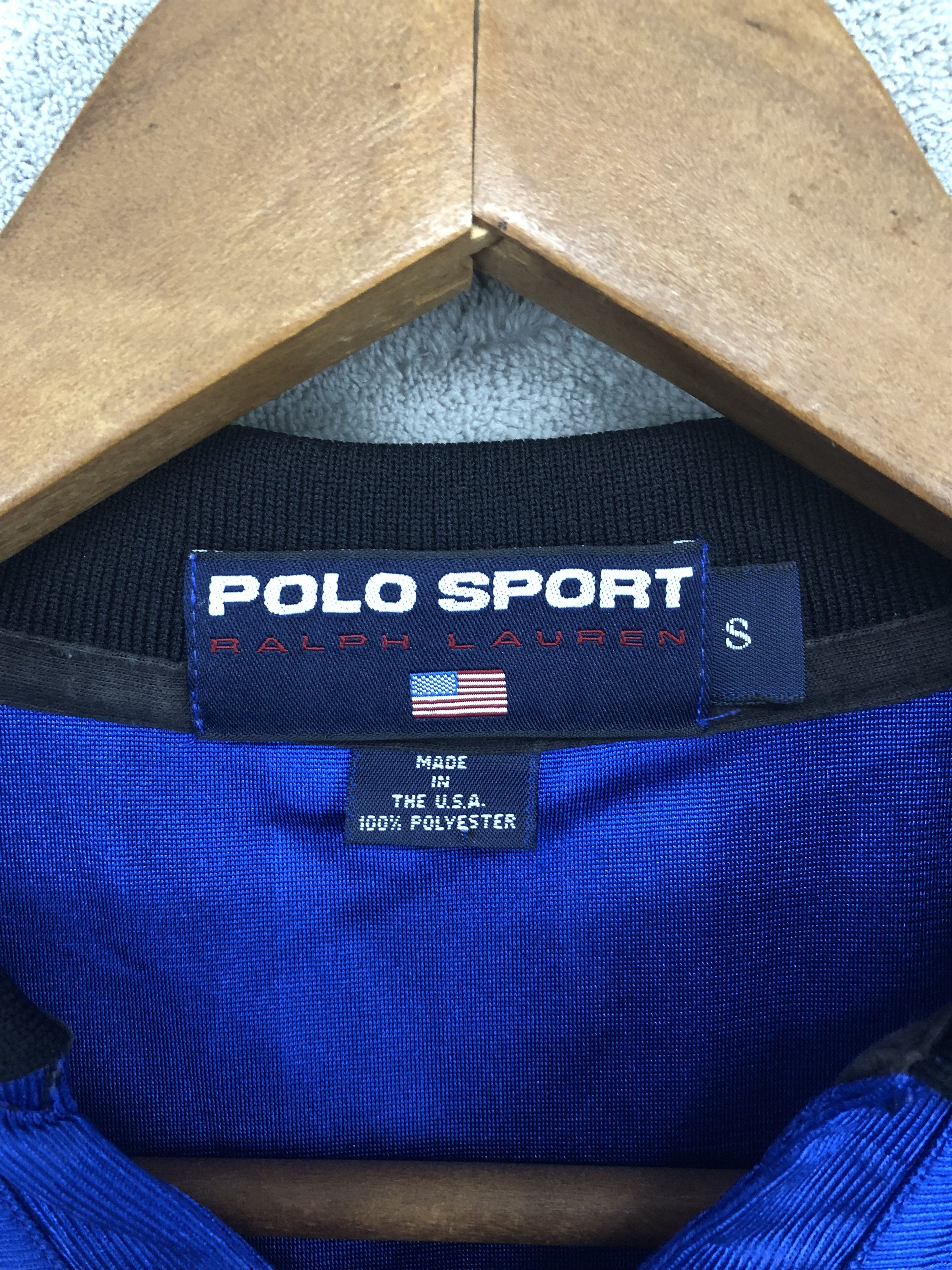 Polo Ralph Lauren × Ralph Lauren Sport × Vintage Vintage Polo Sport Jersey Size US S / EU 44-46 / 1 - 9 Thumbnail