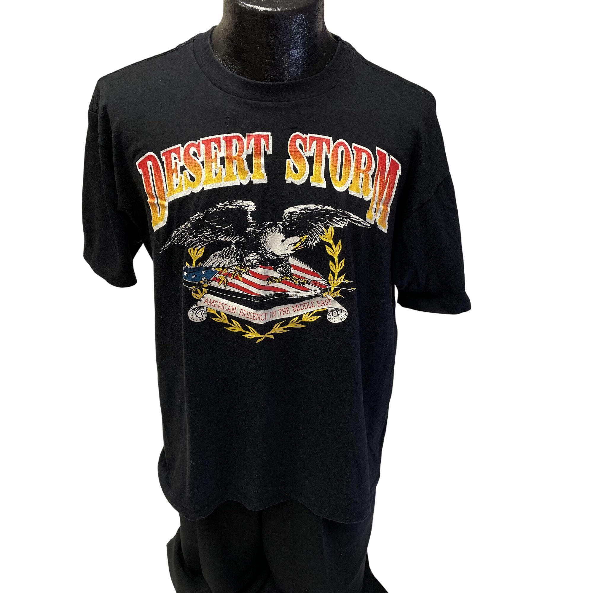Other Vtg Jostens DESERT STORM War American Bald Eagle T shirt Size US L / EU 52-54 / 3 - 1 Thumbnail