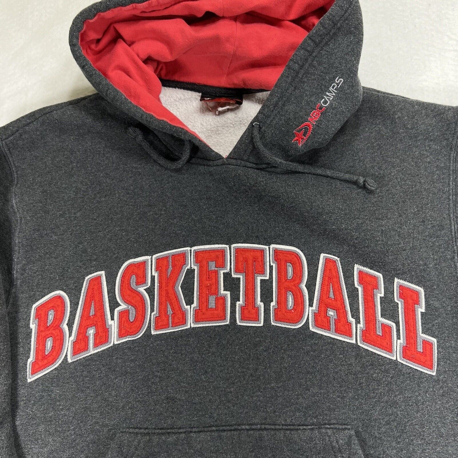 Vintage Vintage NBC Camps Basketball 2006 Gray Fleece Hoodie Size US M / EU 48-50 / 2 - 2 Thumbnail
