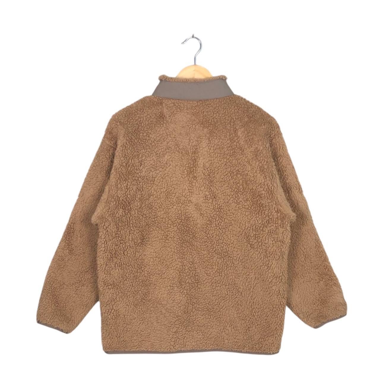 White Mountaineering White Mountaineering X Uniqlo Brown Sherpa Faux Fur Jacket Size US M / EU 48-50 / 2 - 2 Thumbnail