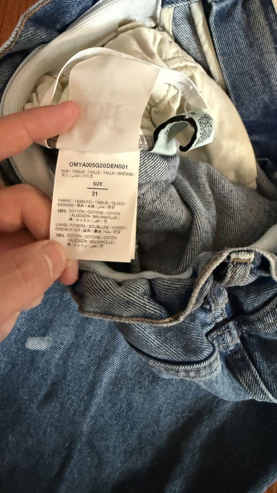 Off-White Off White Denim Jeans Size US 31 - 12 Thumbnail