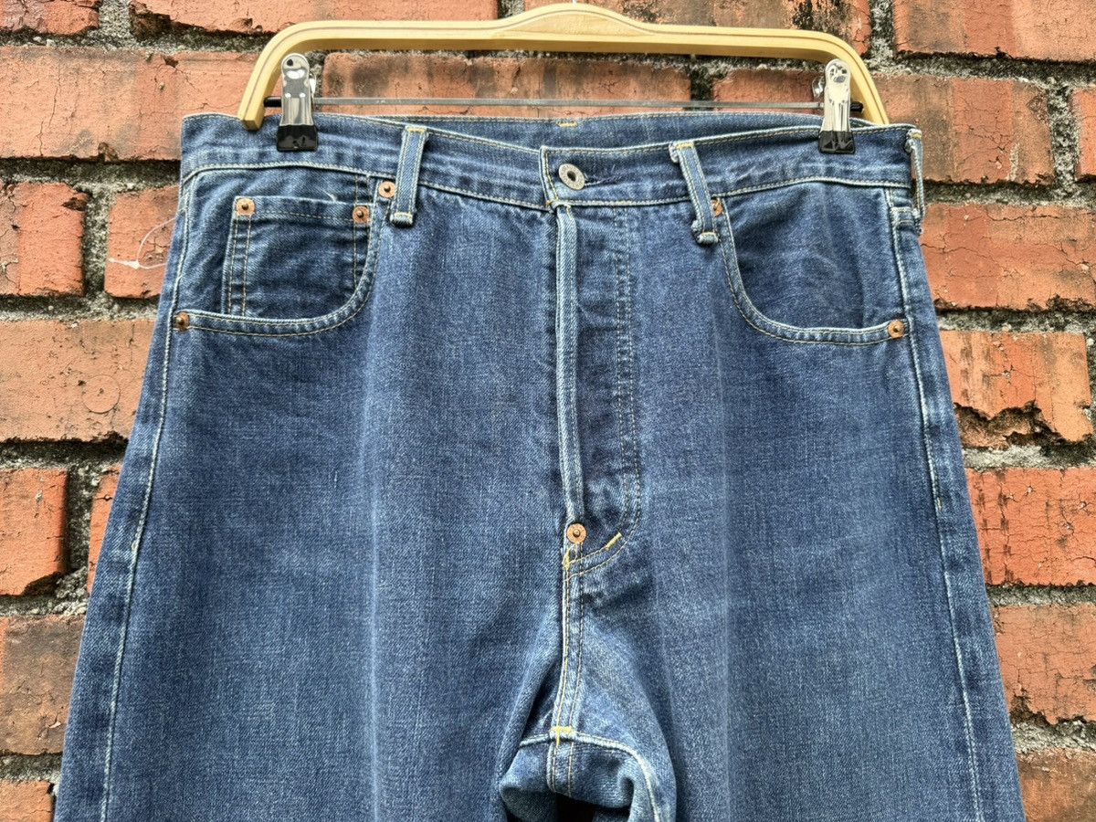 Levi's Vintage Clothing W33x34 Vintage levi’s 702 redline buckle back denime Size US 33 - 6 Thumbnail