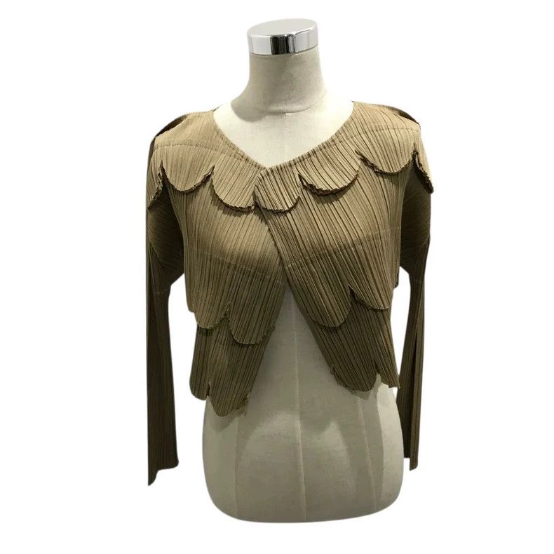 Issey Miyake Issey Miyake Petal-shaped short cardigan Size L / US 10 / IT 46 - 1 Thumbnail
