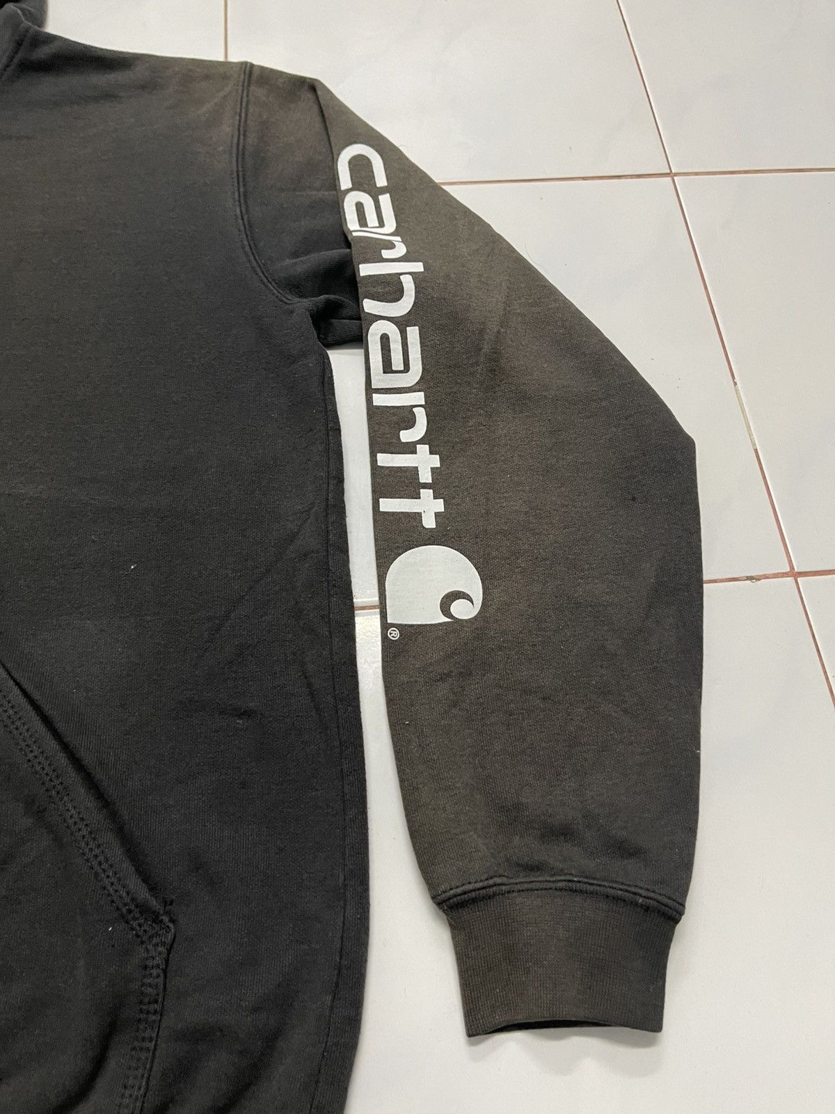 Carhartt S/S 2022 CARHARTT HOODIE SPELL OUT SLEEVE SUN FADED Size US M / EU 48-50 / 2 - 8 Thumbnail