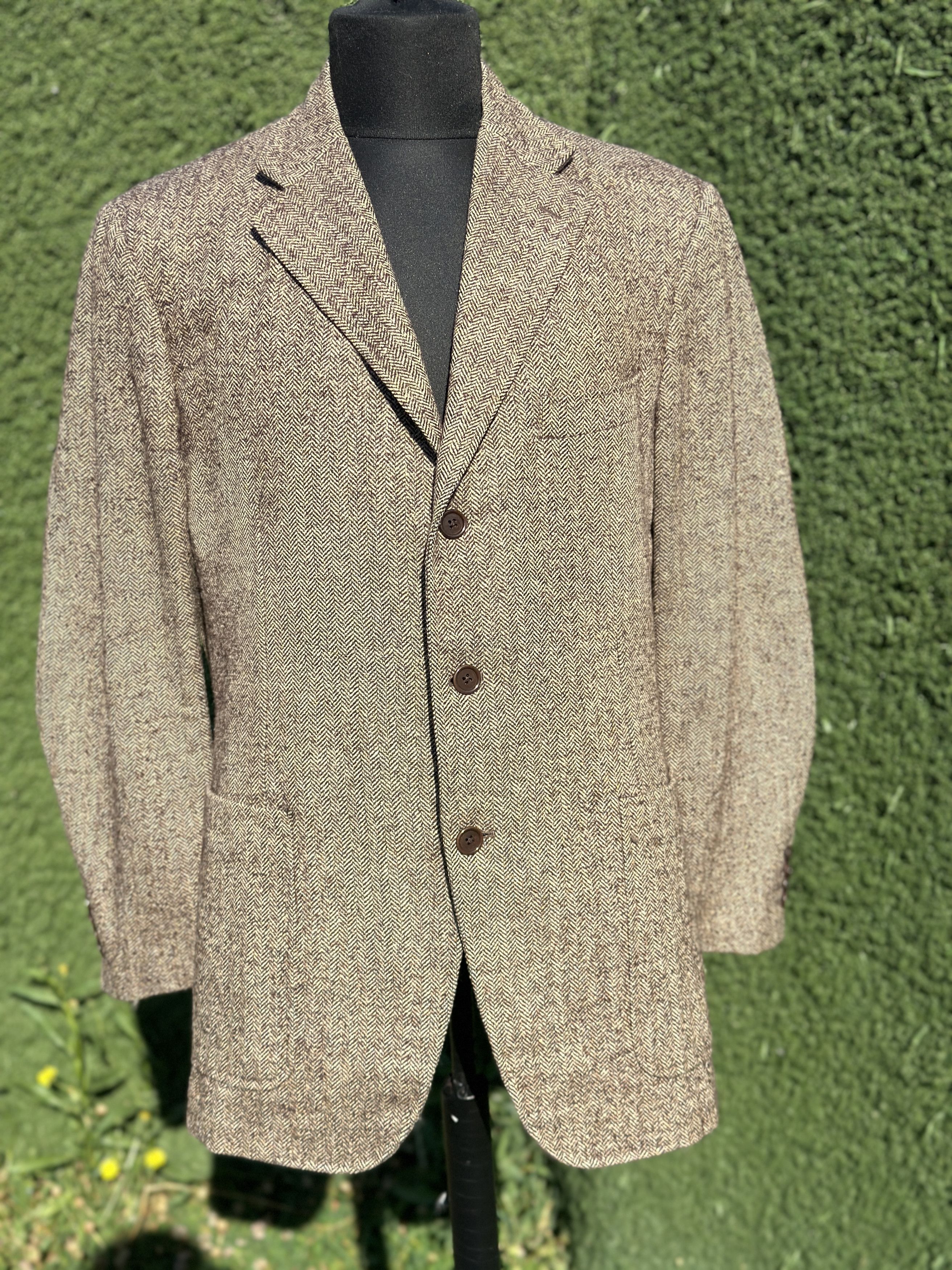 Burberry Burberry London Tweed Tux Suit Tuxedo Formal Jacket Size 52 Size 52R - 1 Thumbnail
