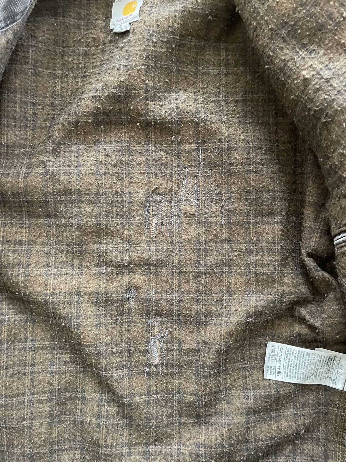 Carhartt Grail Carhartt J97 Detroit Jacket Sunfaded Distressed Gray Size US L / EU 52-54 / 3 - 6 Thumbnail
