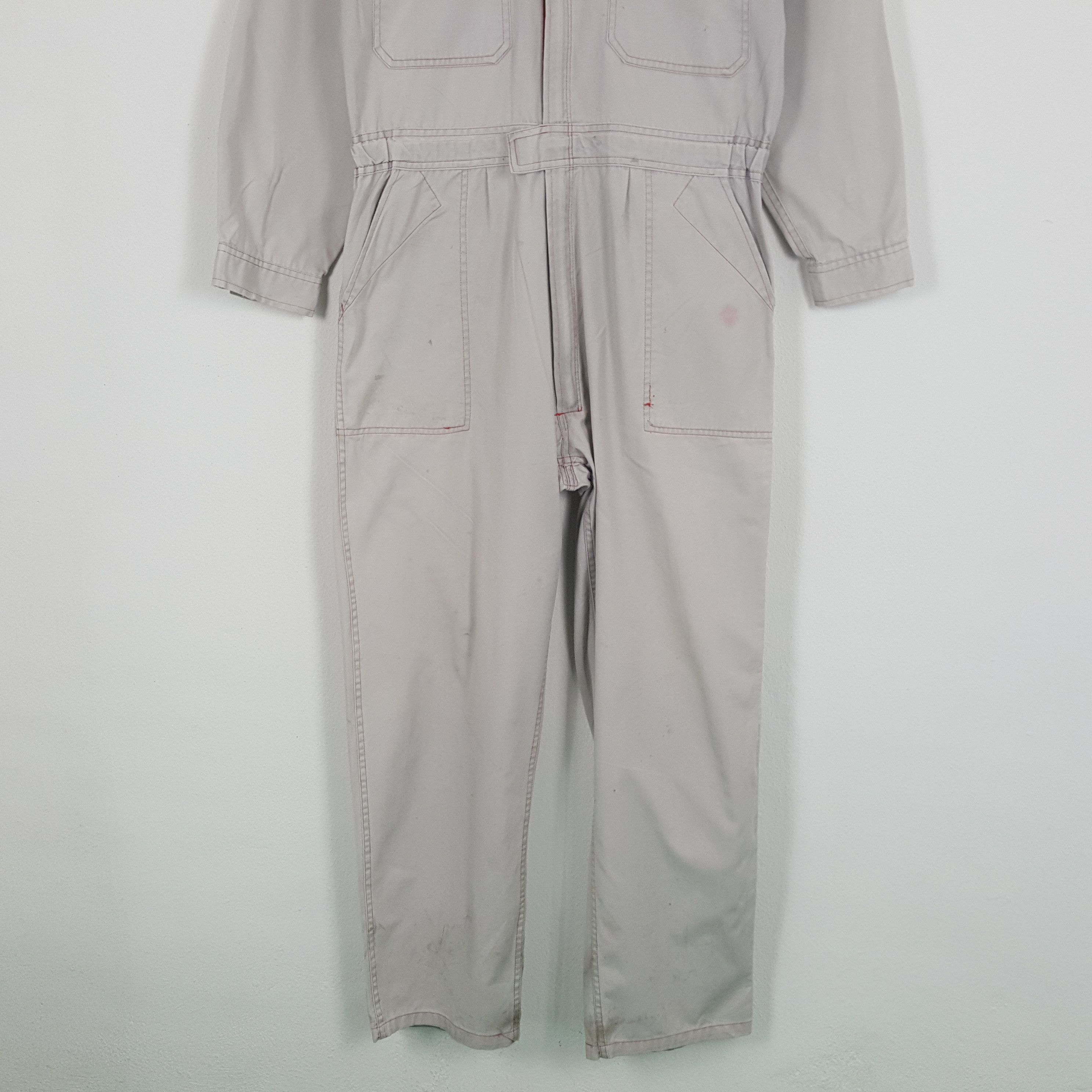 Vintage ISUZU Japanese Motorsports Workwear Coverall Jacket Size US L / EU 52-54 / 3 - 6 Thumbnail