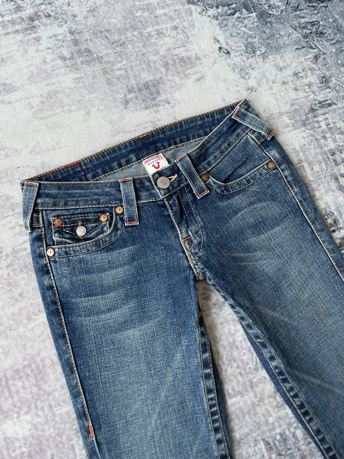 True Religion True Religion Joey Flare Denim Jeans Size US 28 / EU 44 - 3 Thumbnail