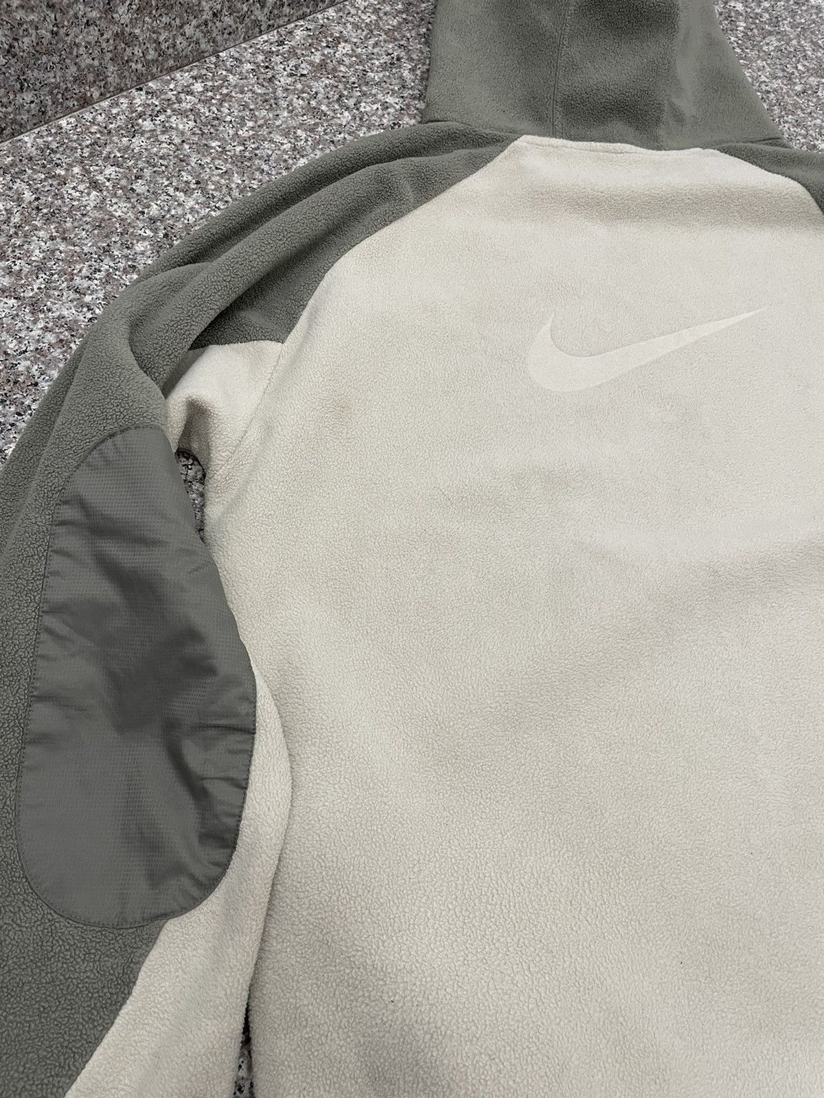 Nike 00s Nike Vintage Archive Ninja Fleece Center Swoosh Hoodie