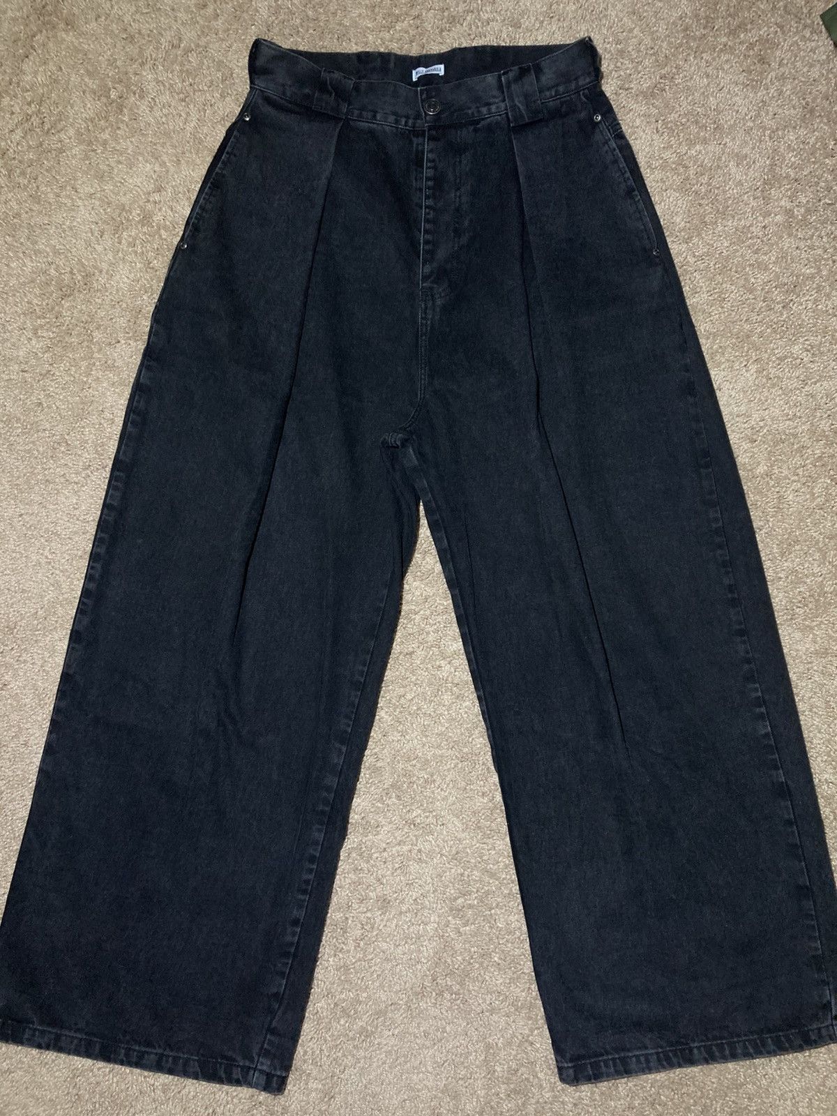 Willy Chavarria SS24 Willy Chavarria Silverlake Tuck Jeans Pleat 