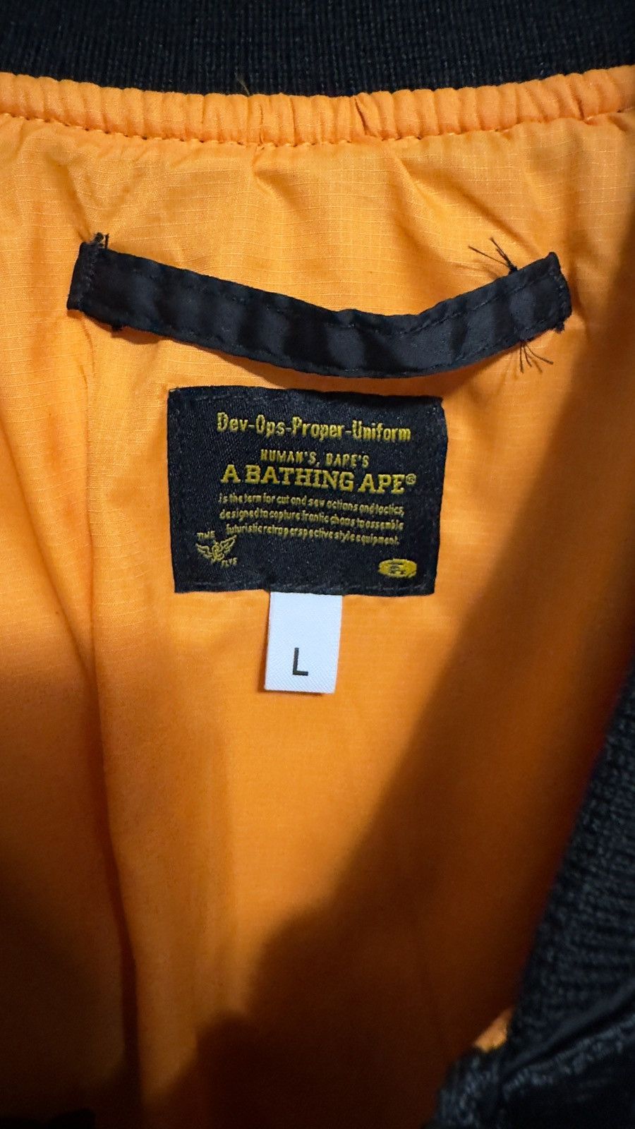 Bape A Bathing Ape Bapesta Quilted Bomber Size US L / EU 52-54 / 3 - 3 Thumbnail