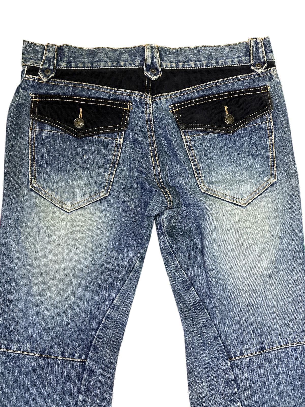 Japanese Brand Twist Legs 💥Vintage Unbrand Twist Leg Flare style Size US 32 / EU 48 - 6 Thumbnail