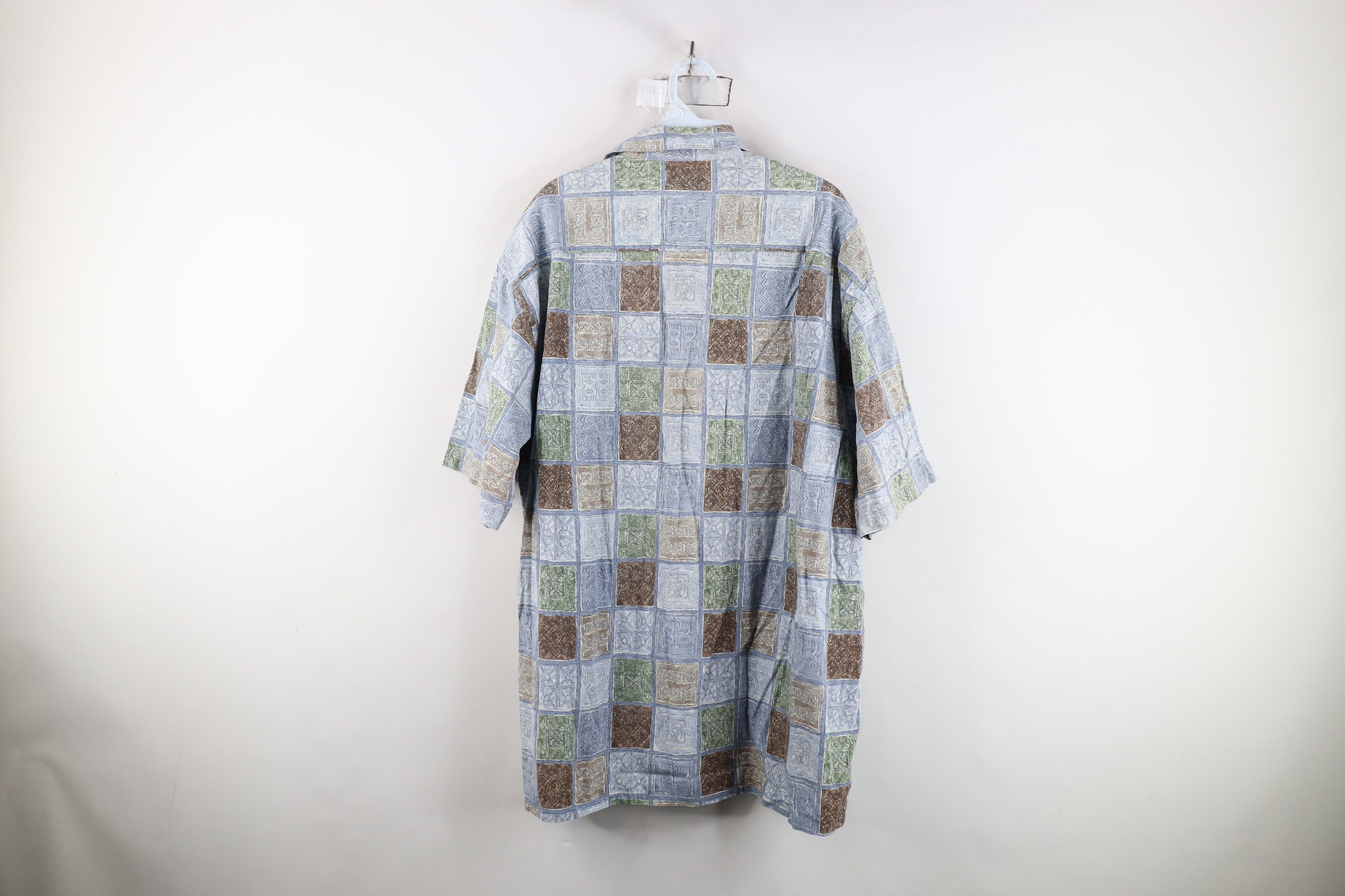 Pierre Cardin Vintage 90s Pierre Cardin Tribal Luau Hawaiian Button Shirt Size US XL / EU 56 / 4 - 11 Thumbnail