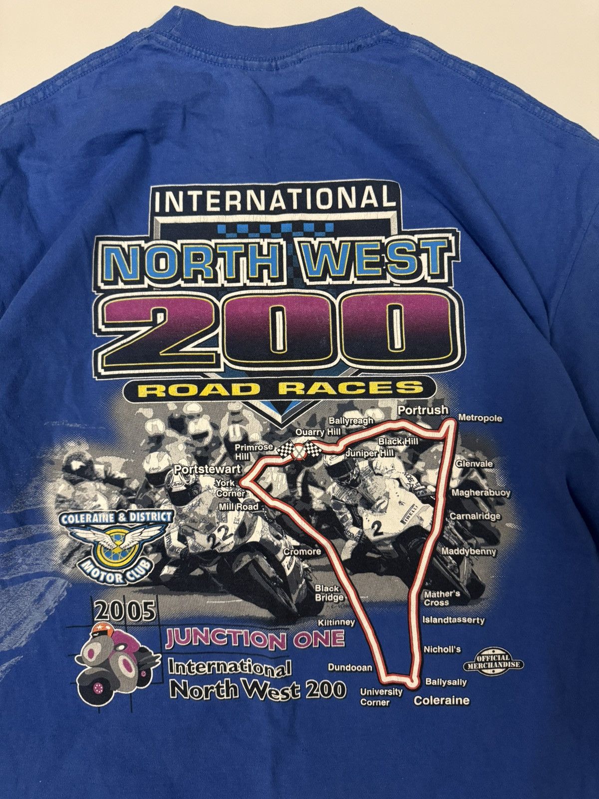 Vintage Vintage Motorcycle NW Road Races 2005 Tee Size US L / EU 52-54 / 3 - 7 Thumbnail