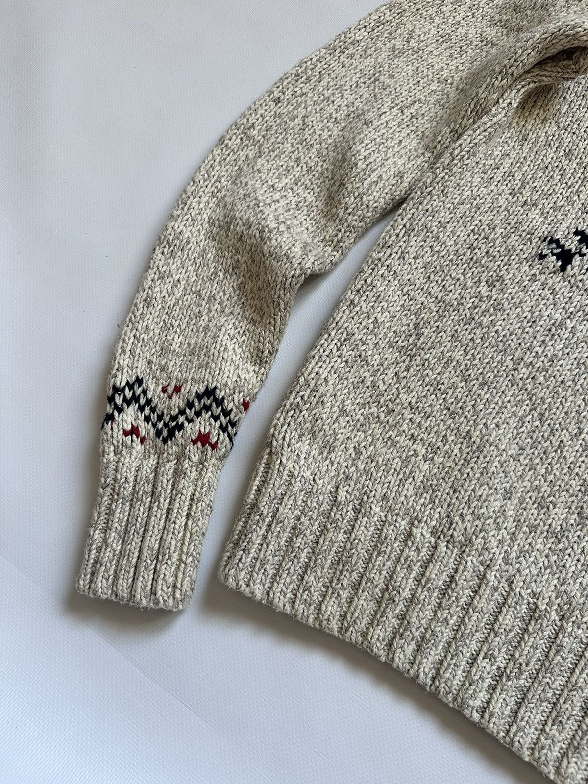 Polo Ralph Lauren VTG Polo Ralph Lauren Hand Knit Wool Silk Turtleneck Sweater Size US S / EU 44-46 / 1 - 4 Thumbnail