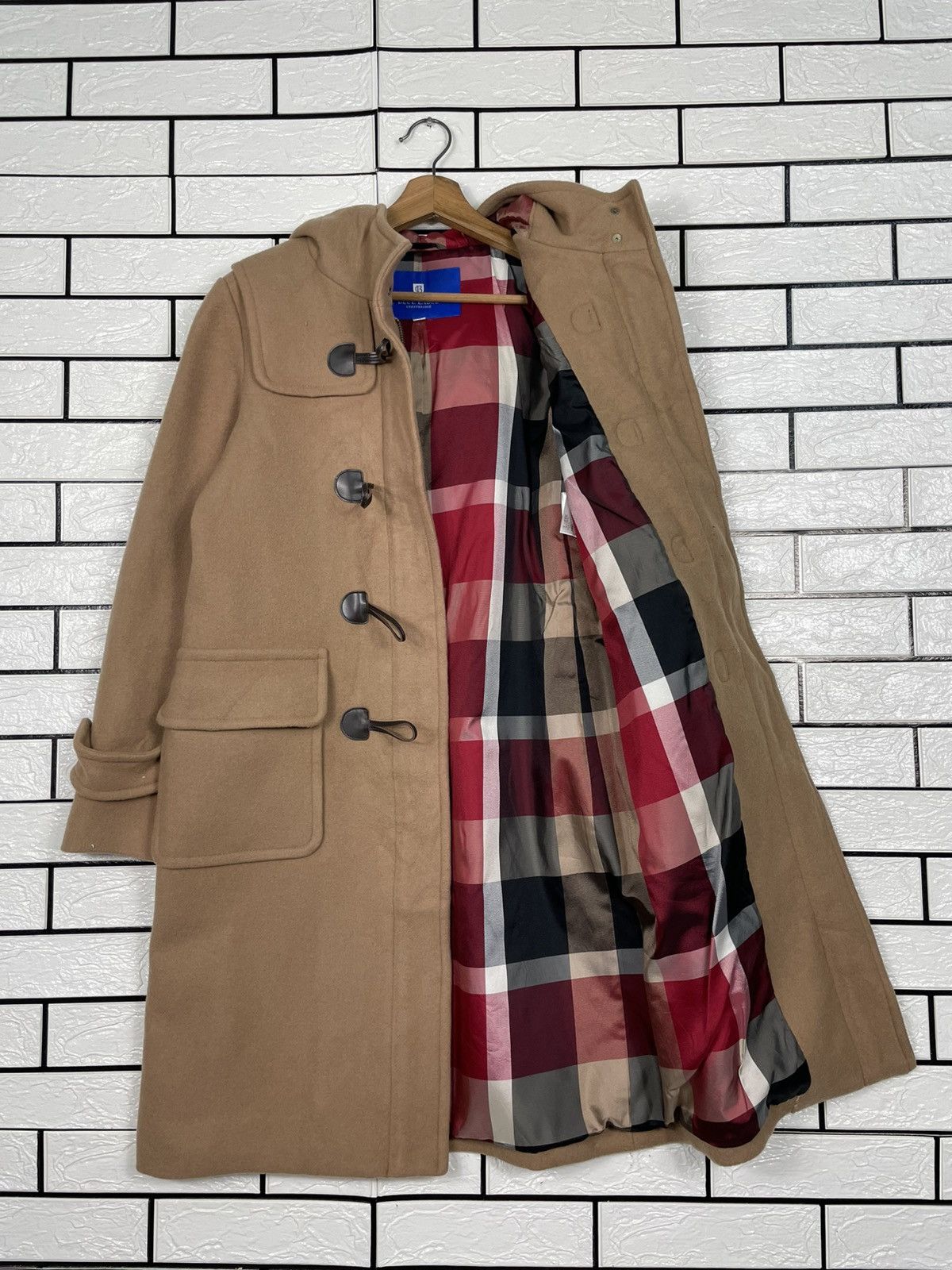 Japanese Brand Crestbridge Blue Label Brown Duffle Coat Size S / US 4 / IT 40 - 11 Thumbnail