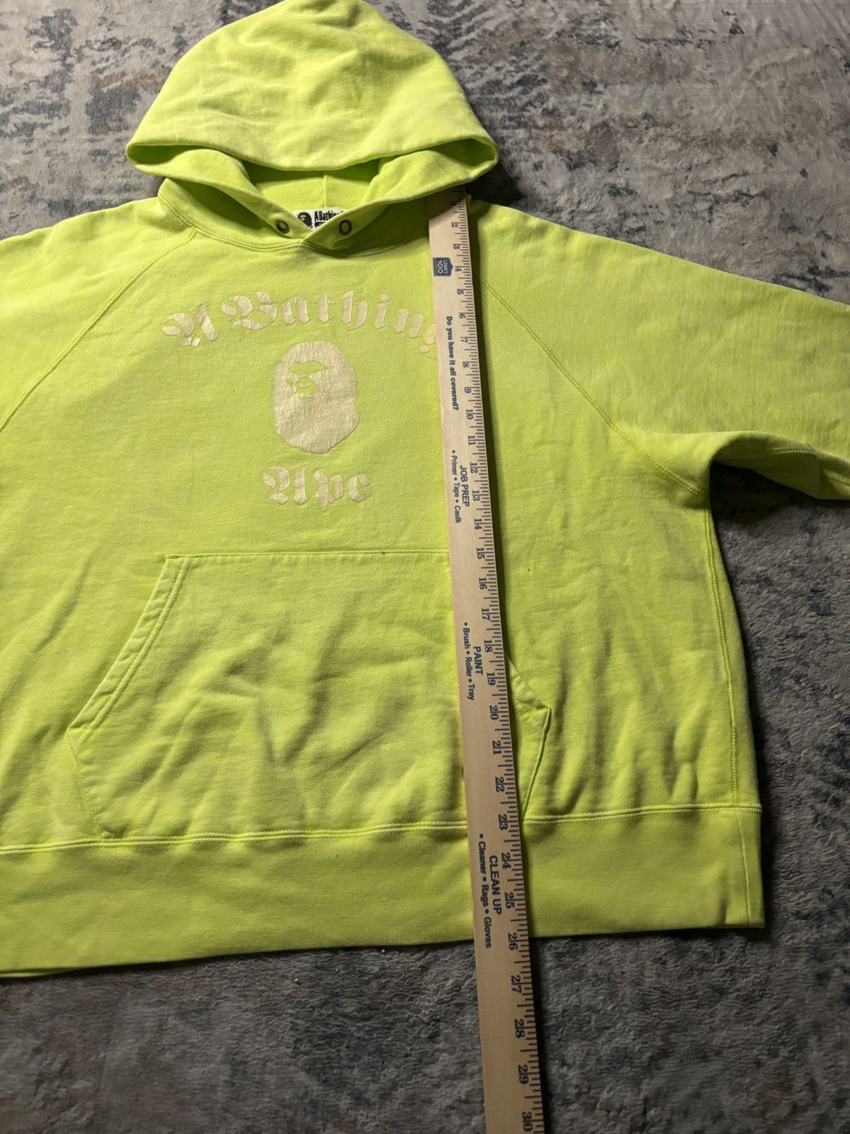 Bape Bape Green Pullover Hoodie Size US L / EU 52-54 / 3 - 7 Thumbnail