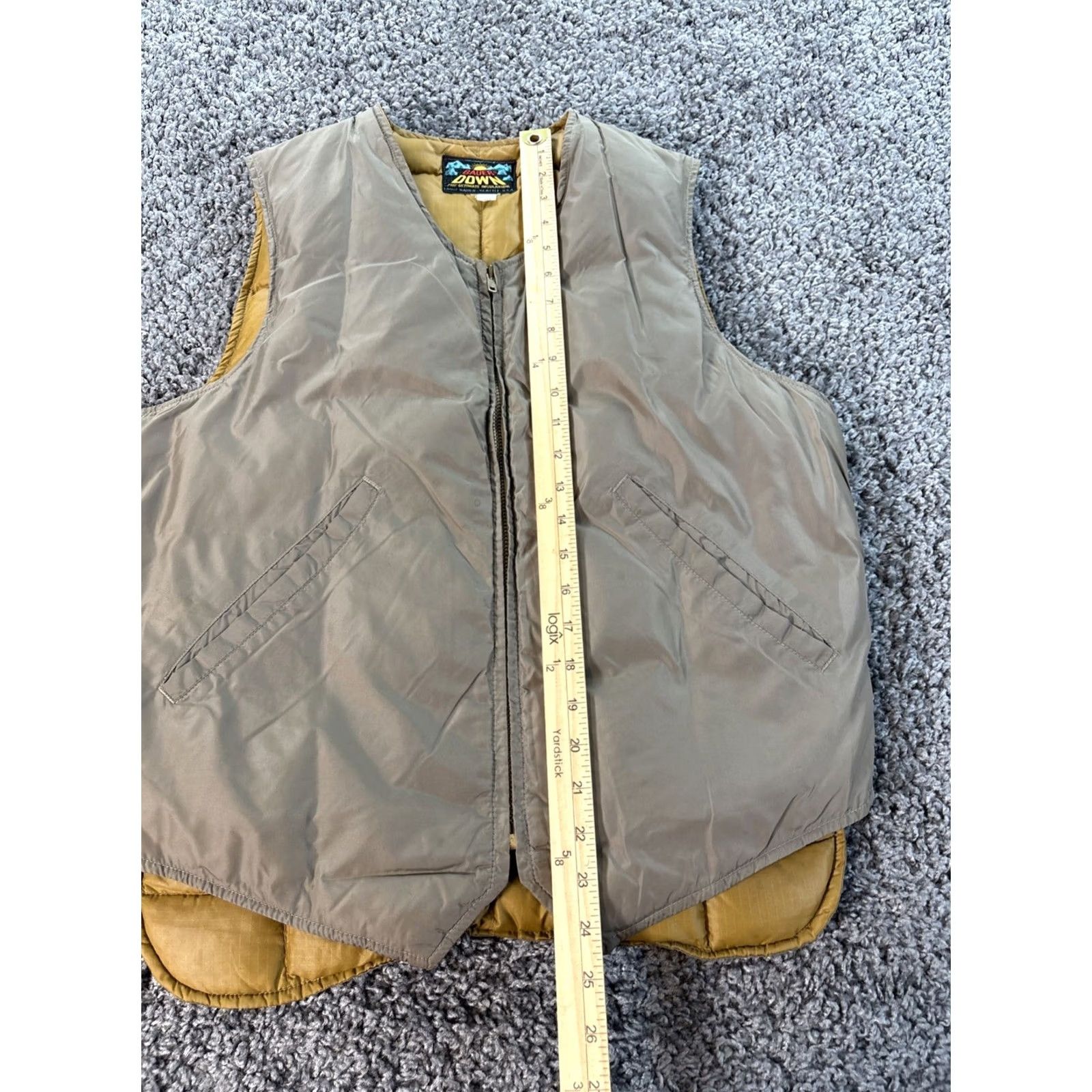 Eddie Bauer VINTAGE Eddie Bauer Vest Down Quilted Brown S/M Brown Men Vest S Down Talon 60s 70s Truevintage Size US S / EU 44-46 / 1 - 2 Thumbnail