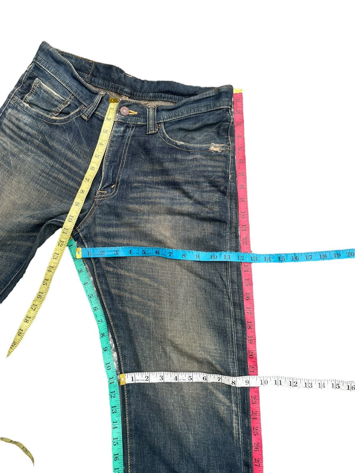 Japanese Brand GL Heart Denim Size US 34 / EU 50 - 12 Thumbnail