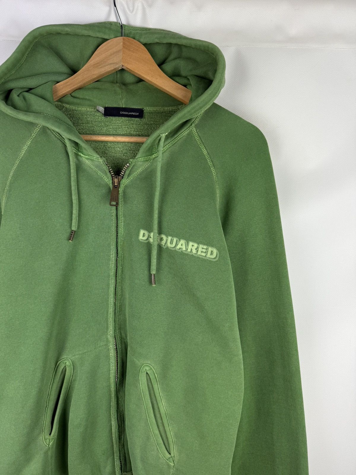 Dsquared2 Dsquared Men’s Full Zip Chest Logo Drawstring Cotton Hoodie Size US L / EU 52-54 / 3 - 5 Thumbnail