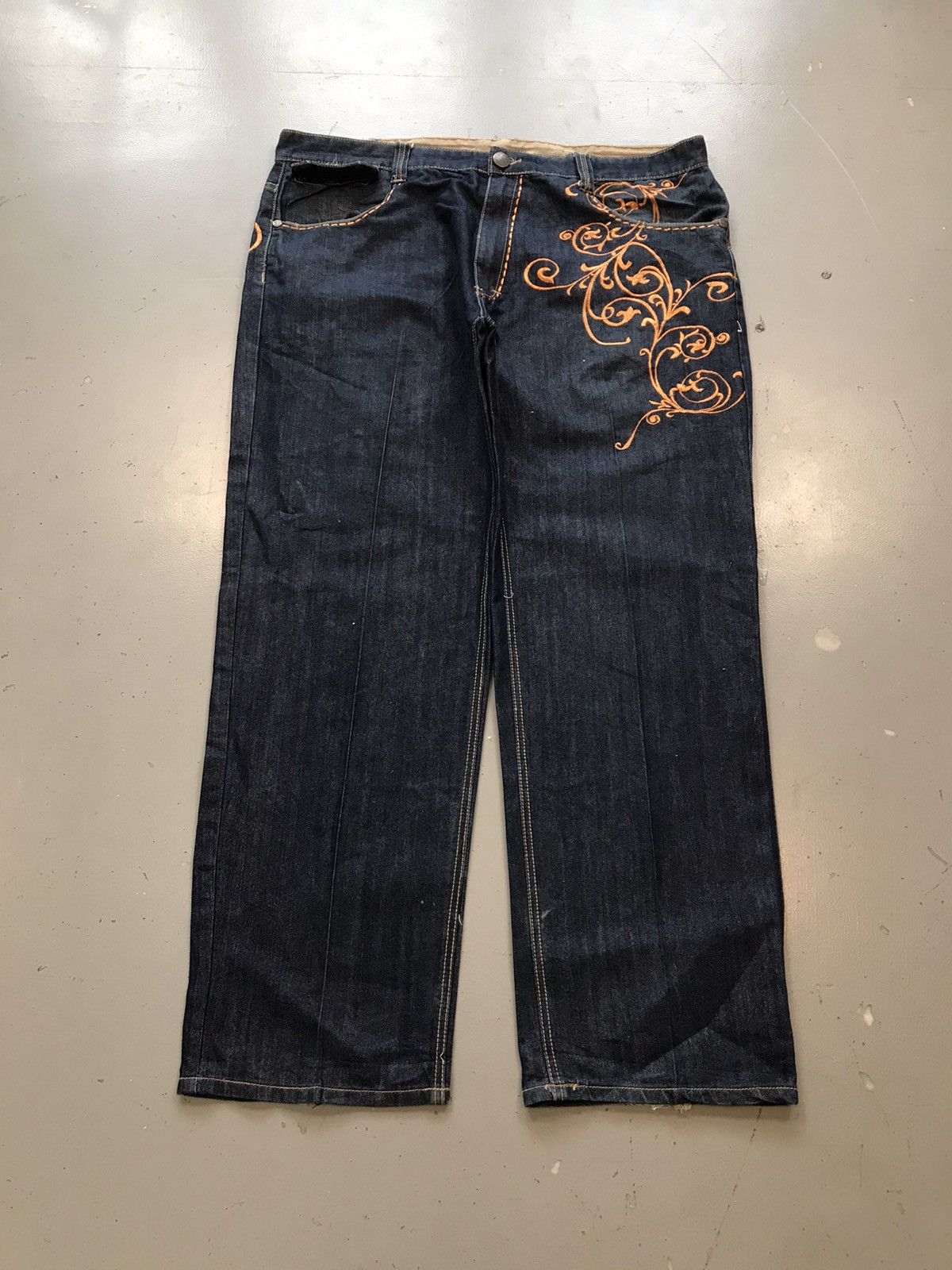 Imperious × Vintage Vintage imperious wings printed embroidered denim Size US 42 / EU 58 - 2 Thumbnail