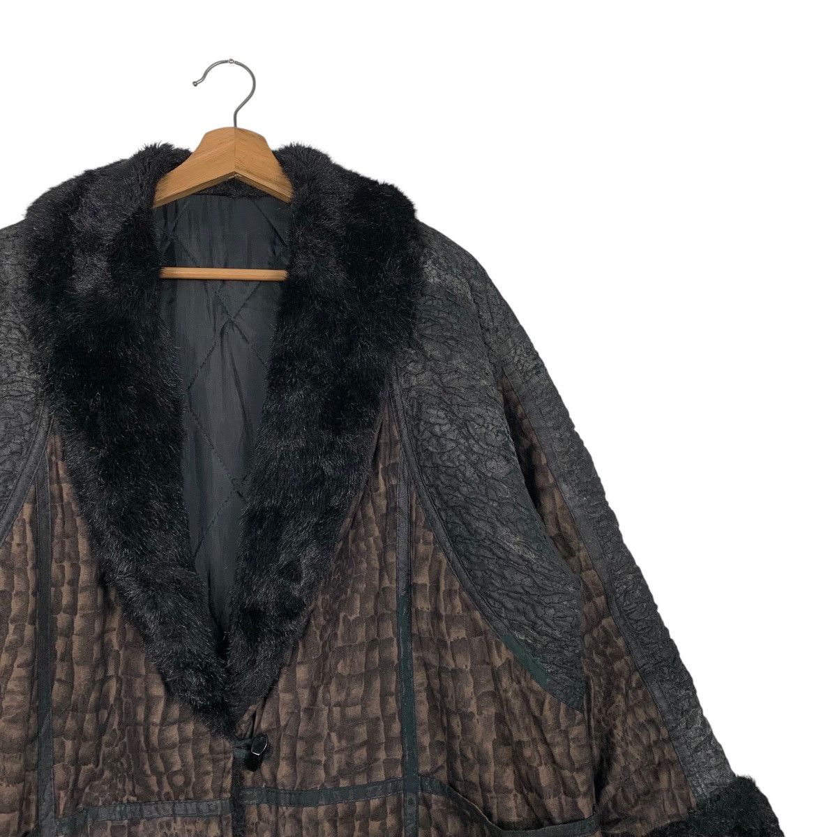 Japanese Brand Nice Design Japanese Brand Women Shearling Jacket Size L / US 10 / IT 46 - 5 Thumbnail