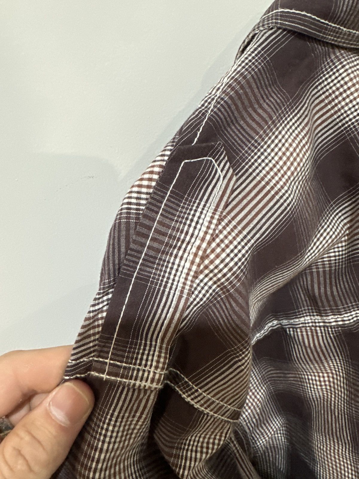 Other Maroon Plaid Shirt Size US L / EU 52-54 / 3 - 4 Thumbnail
