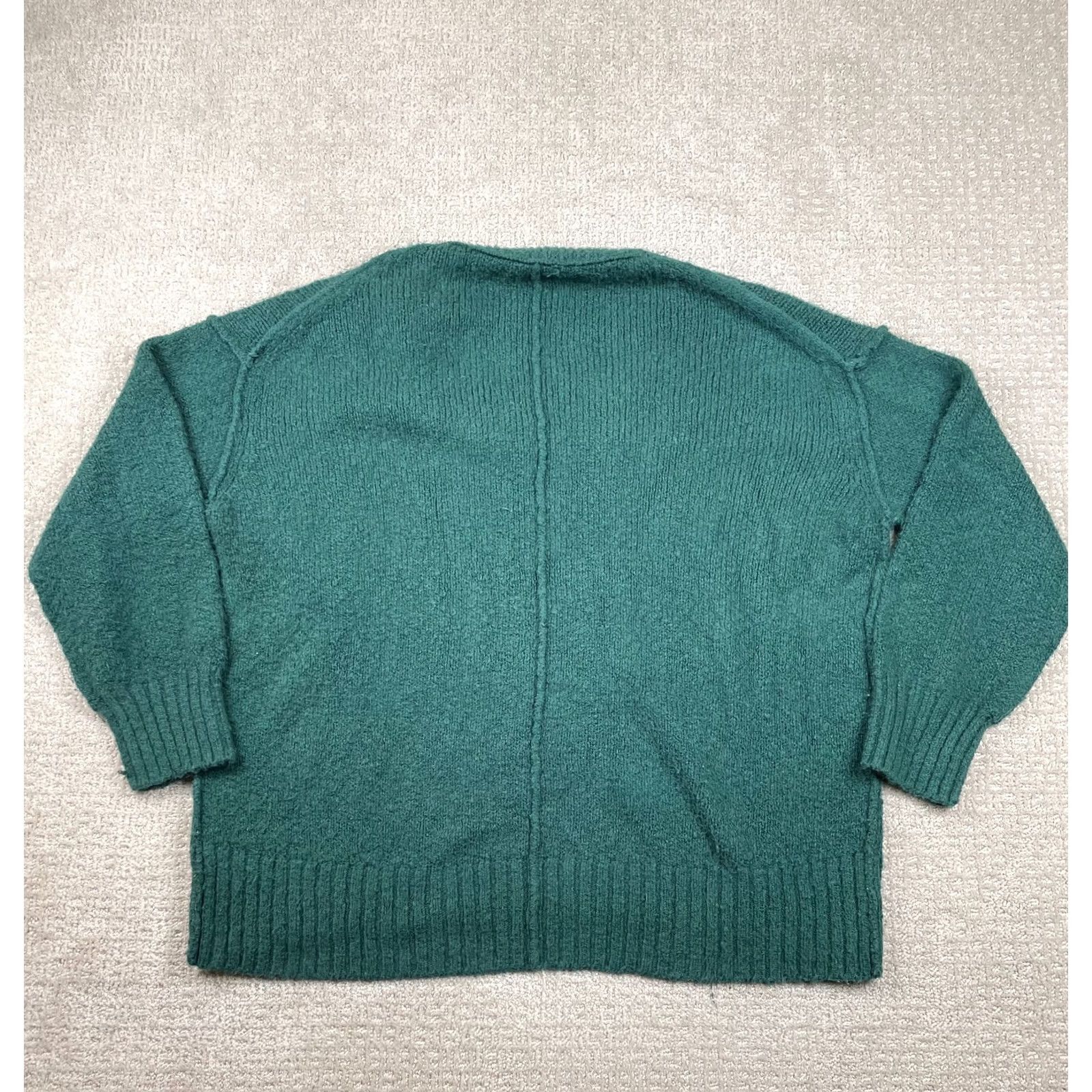 Free People Free People Sweater Womens Size XS Green Broookside Oversized Tunic Pullover Size XS / US 0-2 / IT 36-38 - 5 Thumbnail