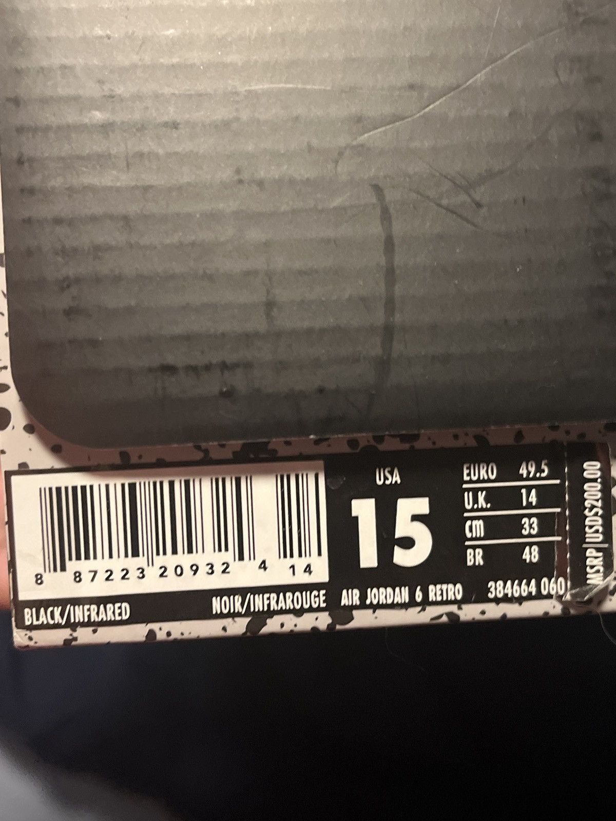 Jordan Brand Jordan 6 infared (2019) Size US 15 / EU 48 - 8 Thumbnail