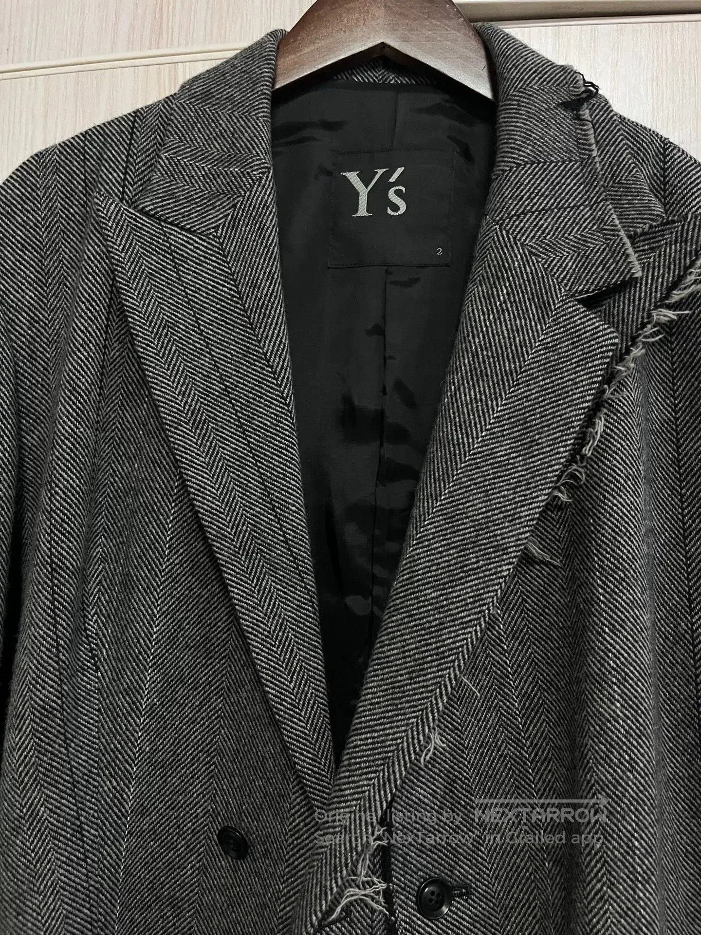 Y's Yohji Yamamoto Y's Asymmetrical Suit Jacket. Size US M / EU 48-50 / 2 - 2 Thumbnail