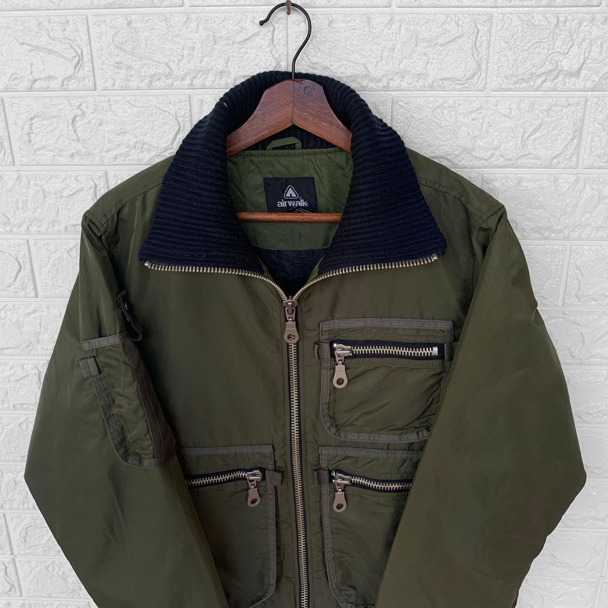 Airwalk Airwalk Thinsulate Utility MultiPocket Zipper Nylon Jacket Size US M / EU 48-50 / 2 - 8 Thumbnail