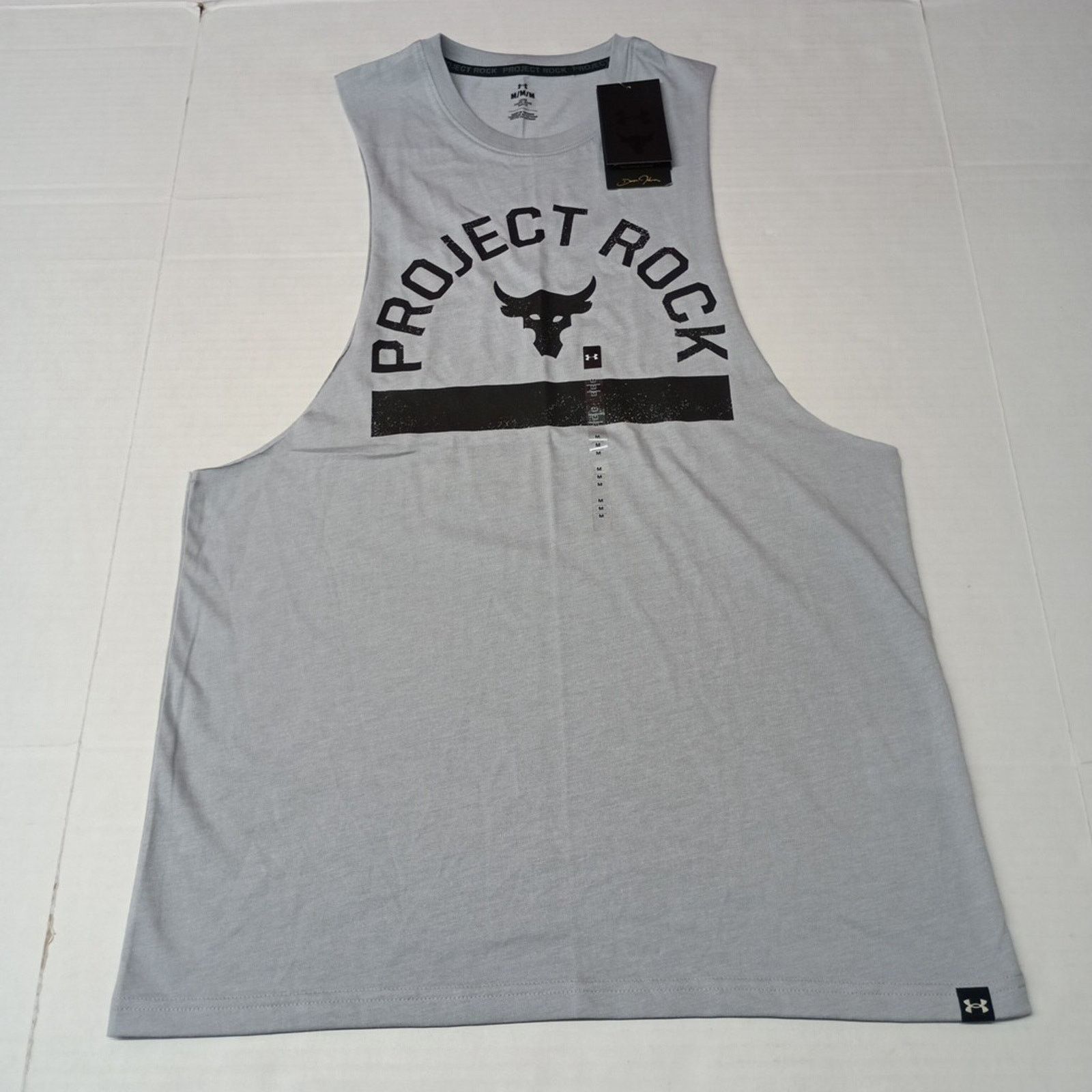 Under Armour Under Armour Project Rock Payoff Graphic Tank Top Gray M Size US M / EU 48-50 / 2 - 1 Thumbnail