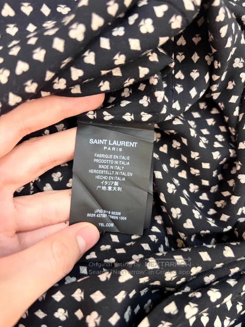 Saint Laurent Paris Saint Laurent Paris size 39 shirt Size US S / EU 44-46 / 1 - 4 Thumbnail