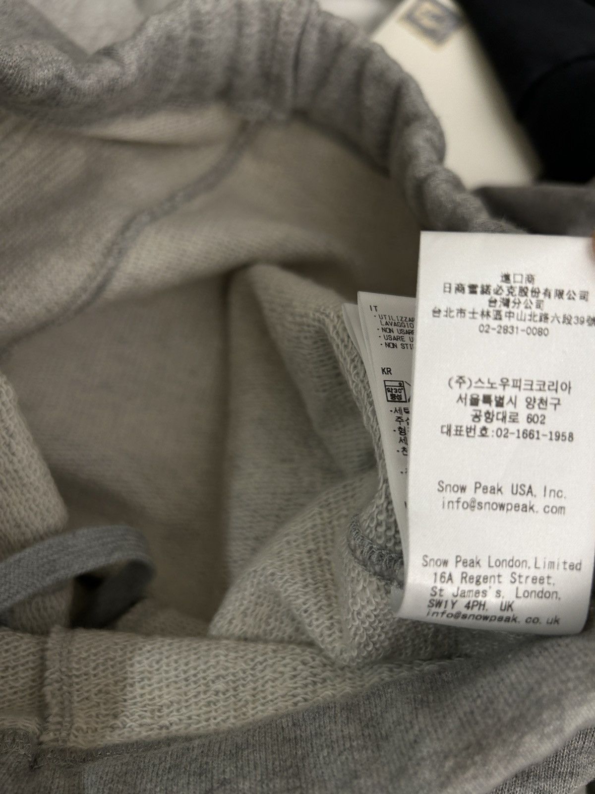 Snow Peak Snow Peak Recycled Cotton Sweatpants size Medium - Grey Size US 32 / EU 48 - 7 Thumbnail