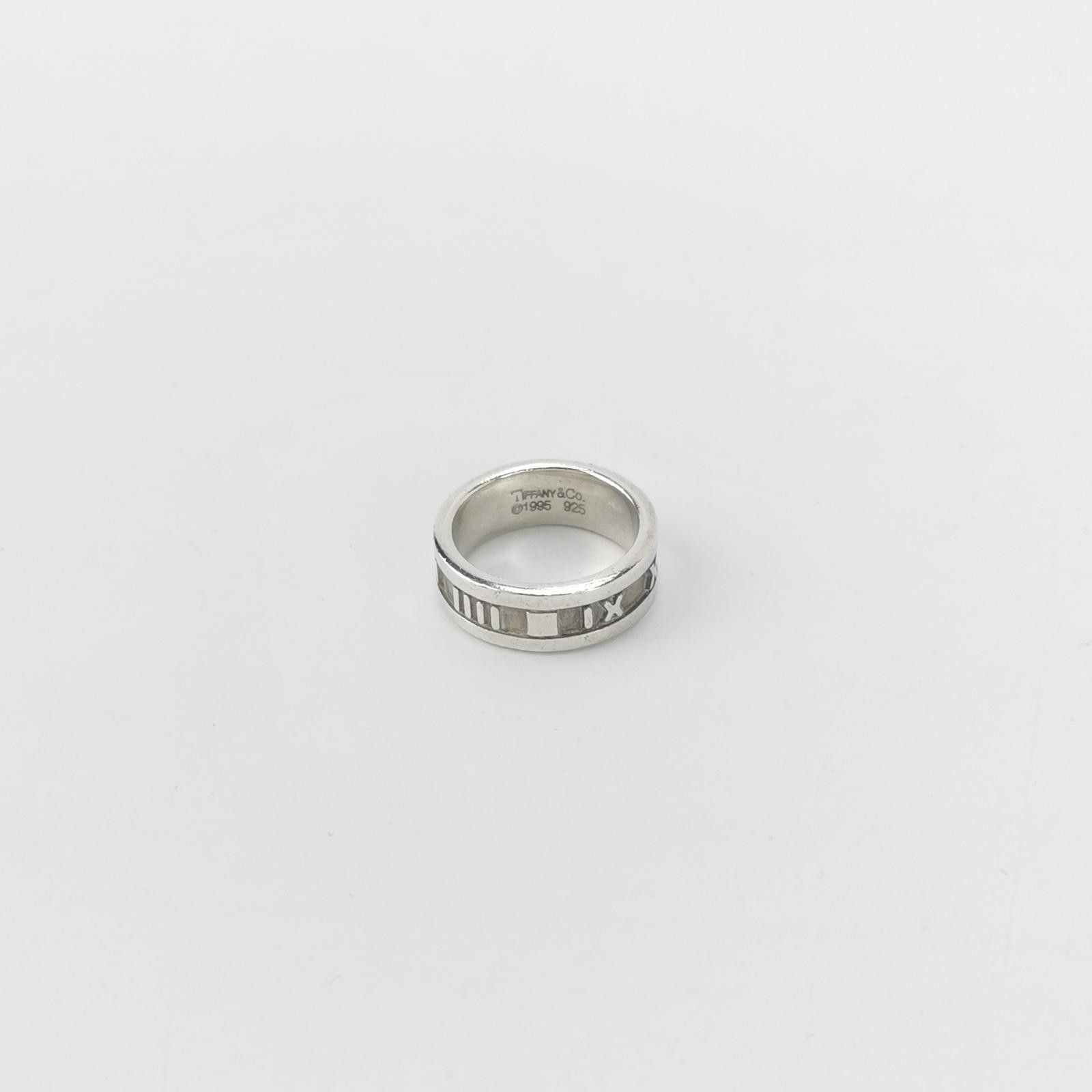 Tiffany & Co. Tiffany & Co. Atlas S925 Roman numeral ring size 11 -z2505 Size ONE SIZE - 2 Thumbnail