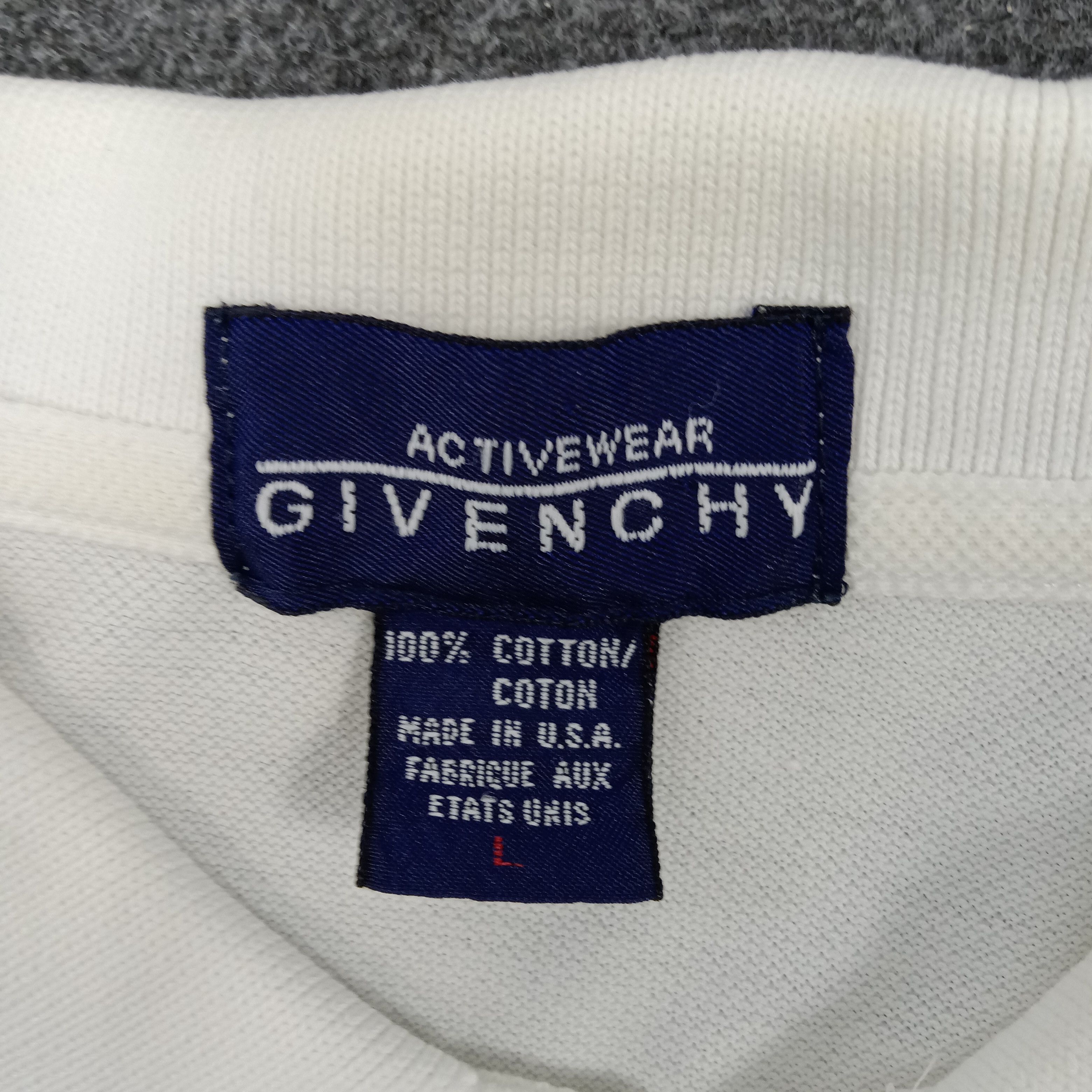 Givenchy × Vintage Givenchy Luxury Brand Designer Polo Shirt Size US L / EU 52-54 / 3 - 3 Thumbnail