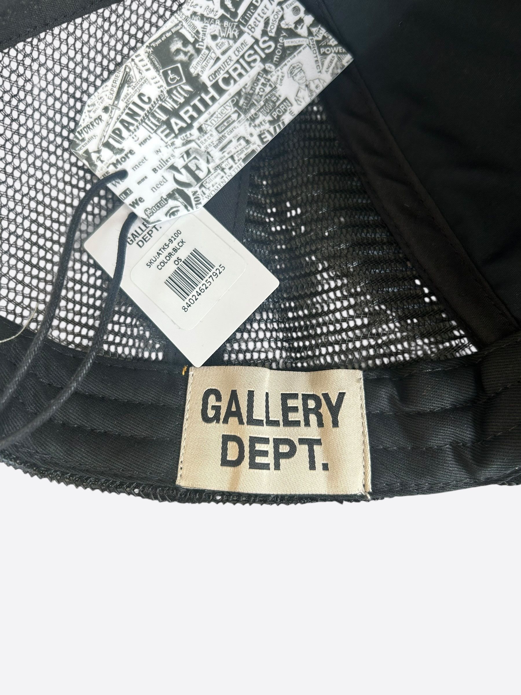 Gallery Dept. Gallery Dept Black & Red Art That Kills Trucker Hat Size ONE SIZE - 5 Thumbnail