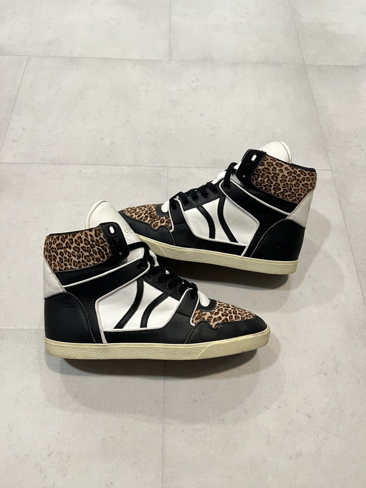 Celine Celine leopard Break High Tops Size US 9 / EU 42 - 2 Thumbnail
