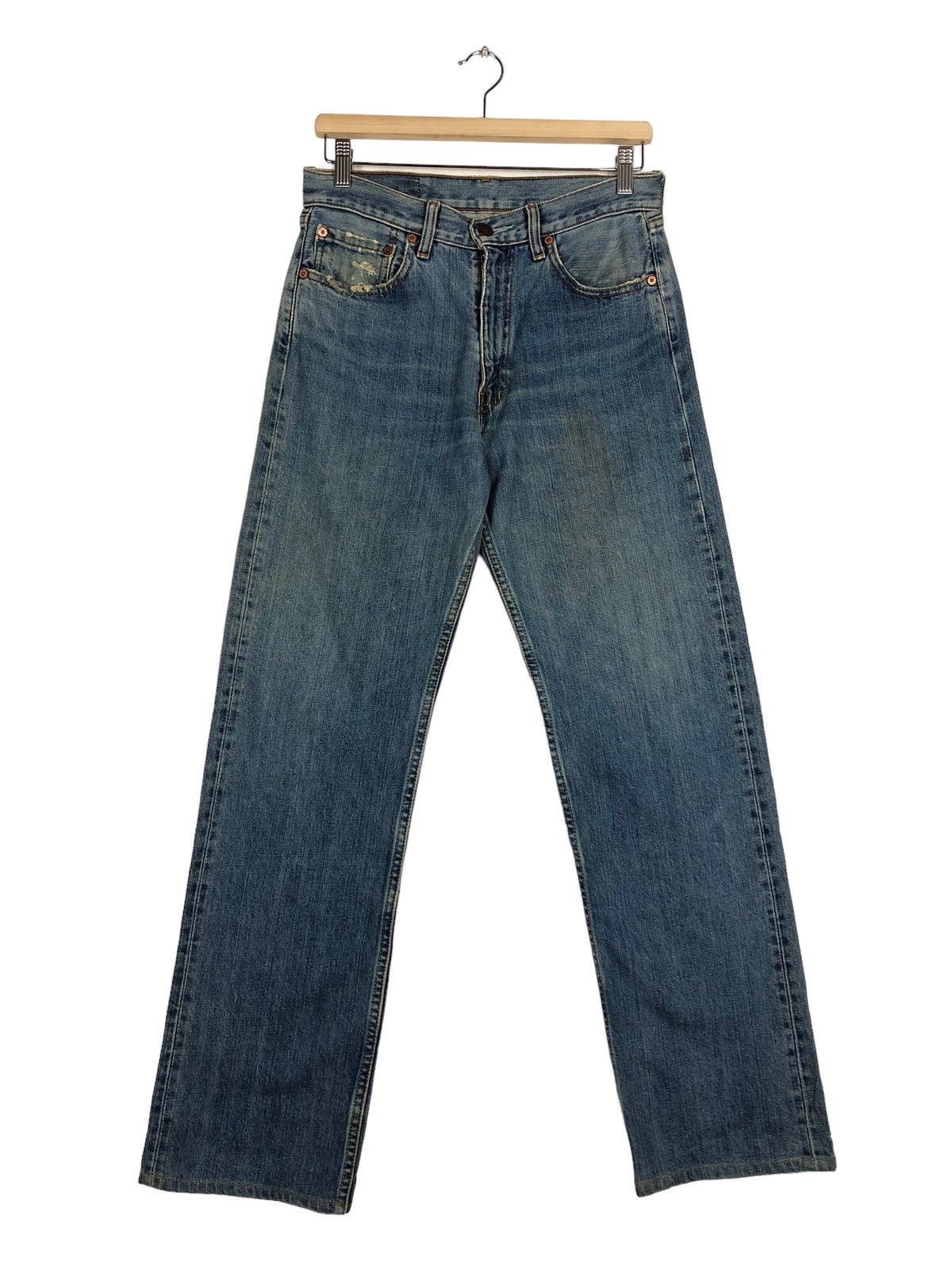 Levi's 🔥Rare Distressed Denim Jeans Levi’s Made in USA Size US 30 / EU 46 - 1 Thumbnail