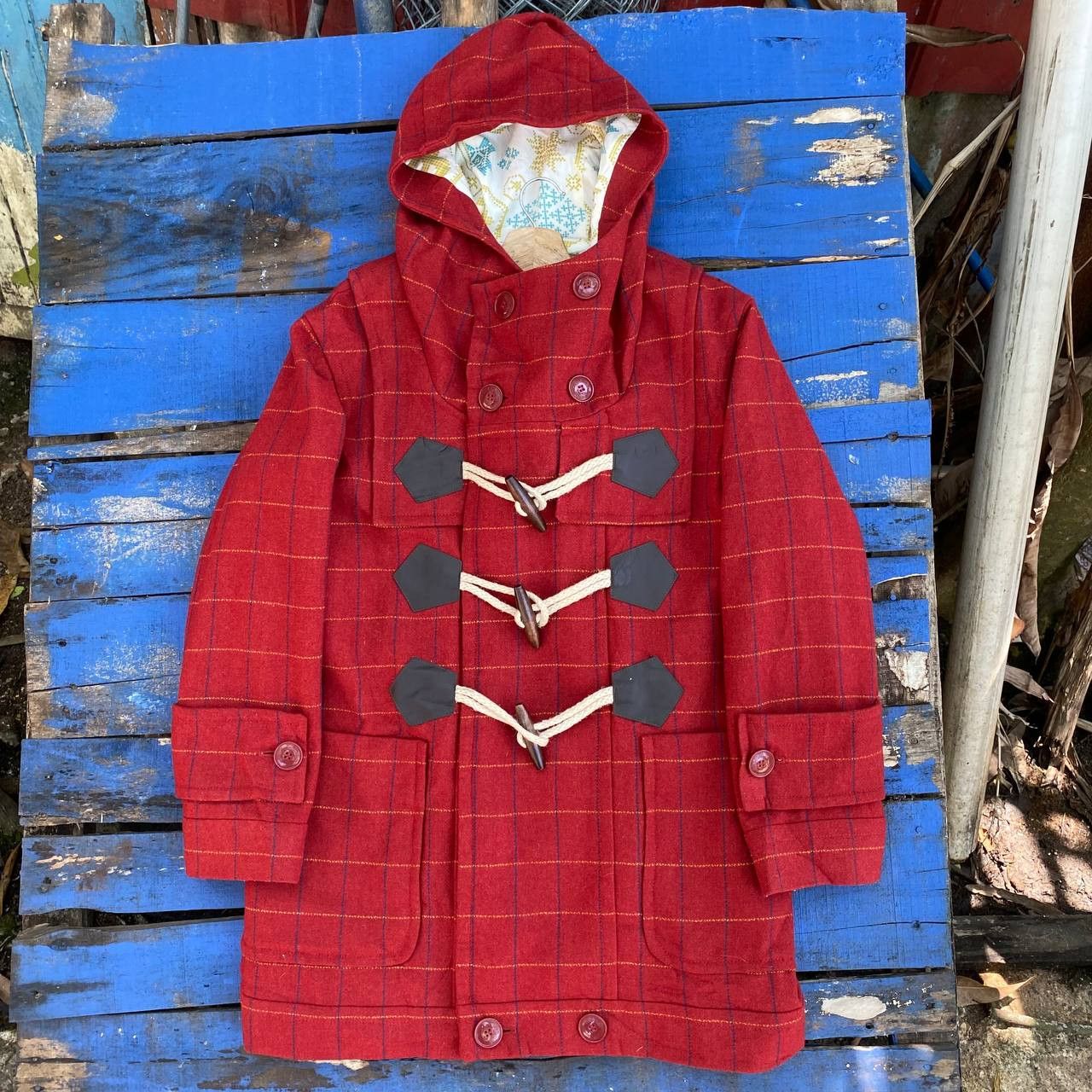 Issey Miyake × Ne-Net × Vintage Vintage Ne-Net By Issey Miyake Wool Duffle Long Jacket Size US L / EU 52-54 / 3 - 1 Thumbnail