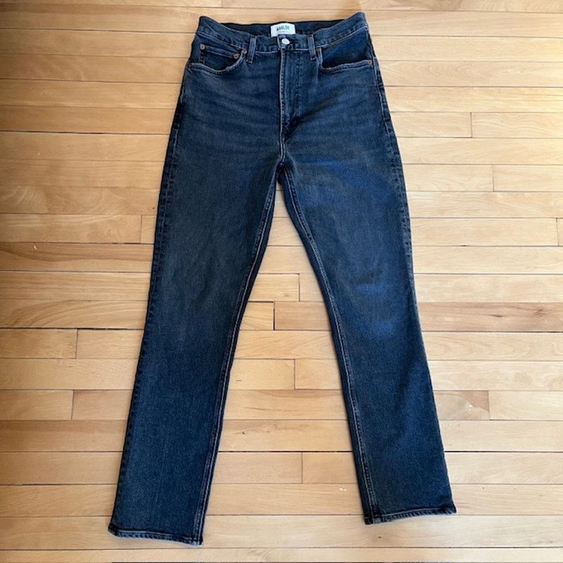 Agolde Agolde Black Jeans Size 27 - relaxed fit Size 27" / US 4 / IT 40 - 1 Thumbnail