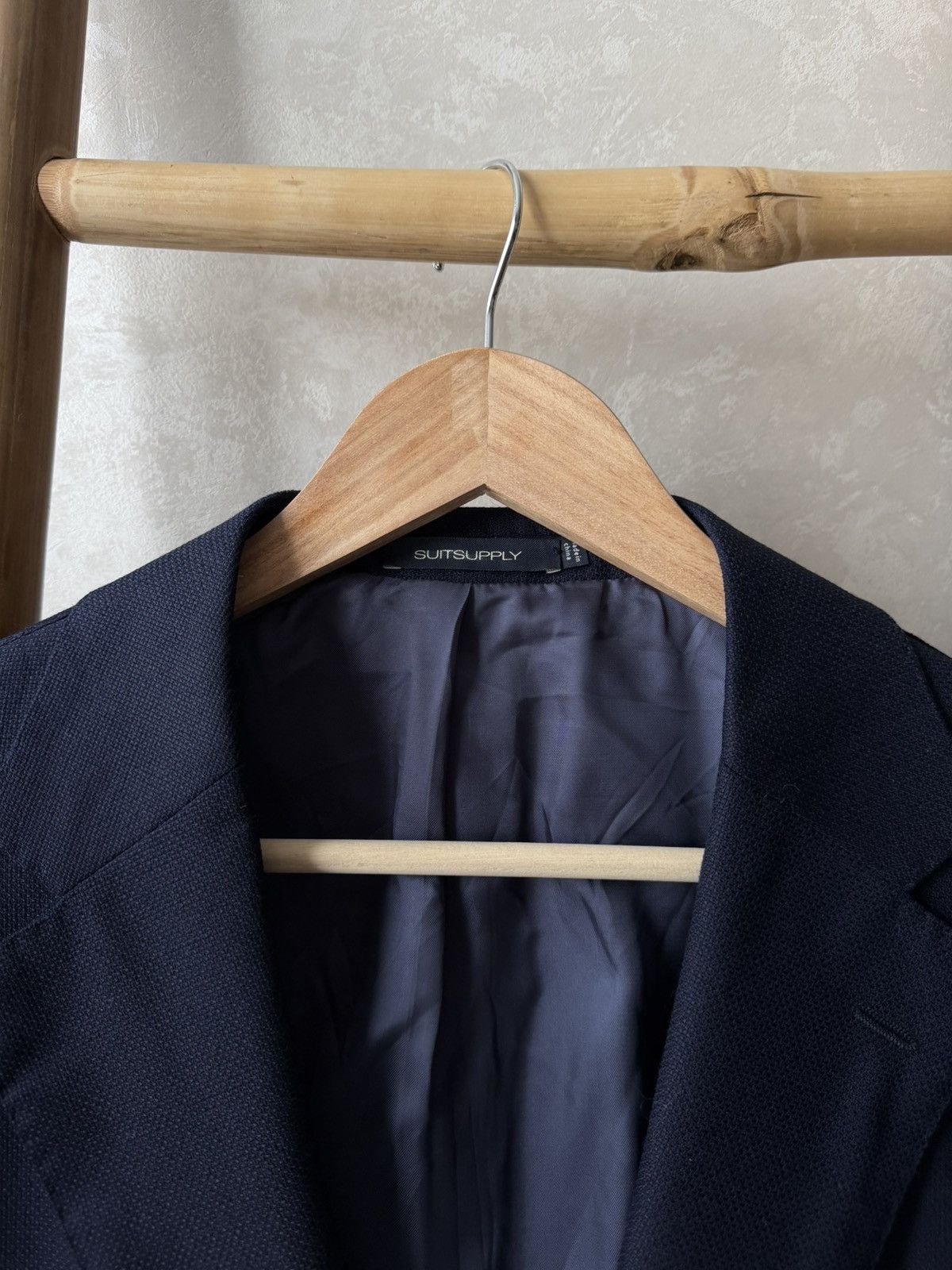 Suitsupply Suitsupply Italy Havana Patch Lt Int Wool Navy Blue Blazer Size 46L - 6 Thumbnail