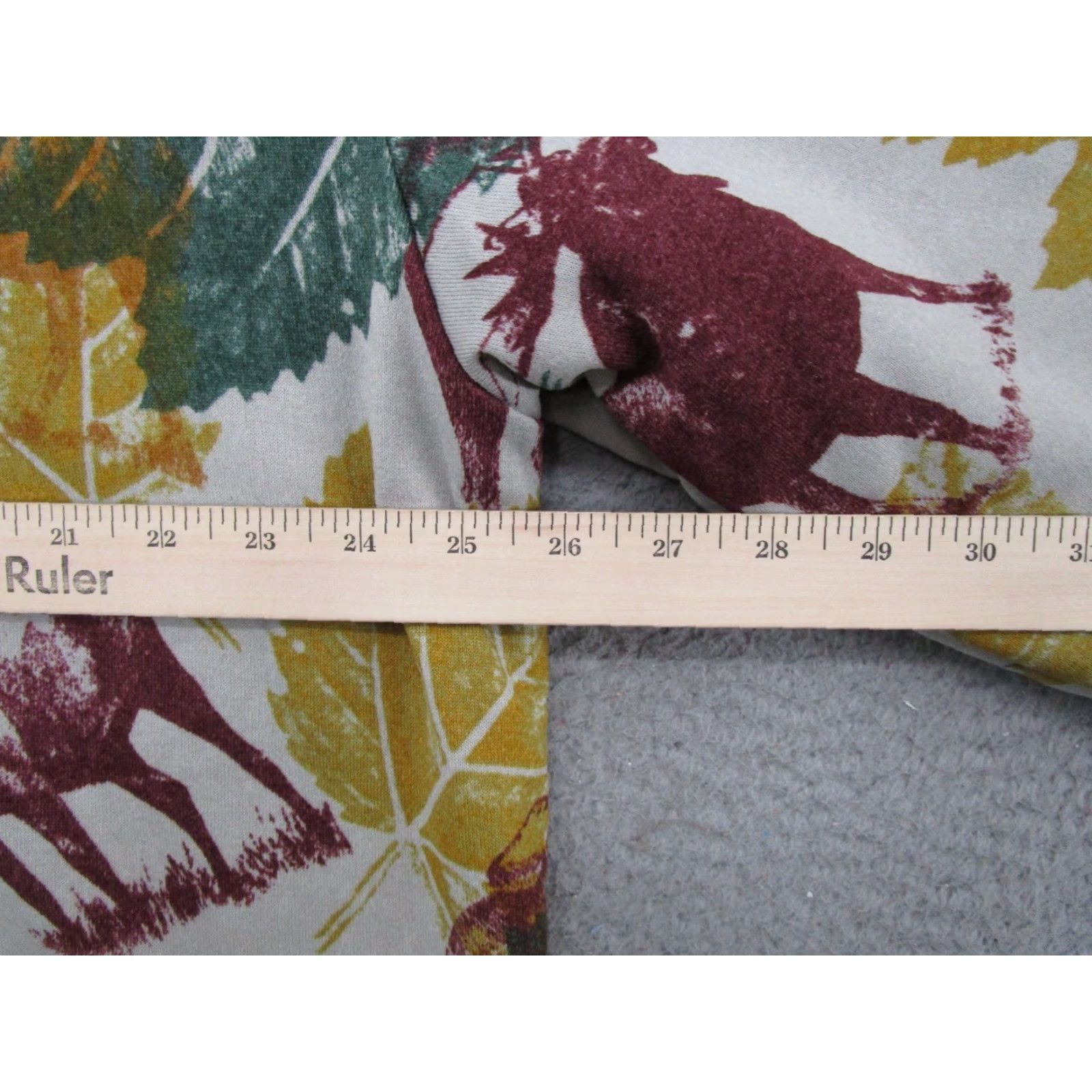 Vintage Canyon Creek Sherpa Lined Zip Up Hoodie AOP All Over Print 2XL Men Deer Elk Size US XXL / EU 58 / 5 - 5 Thumbnail